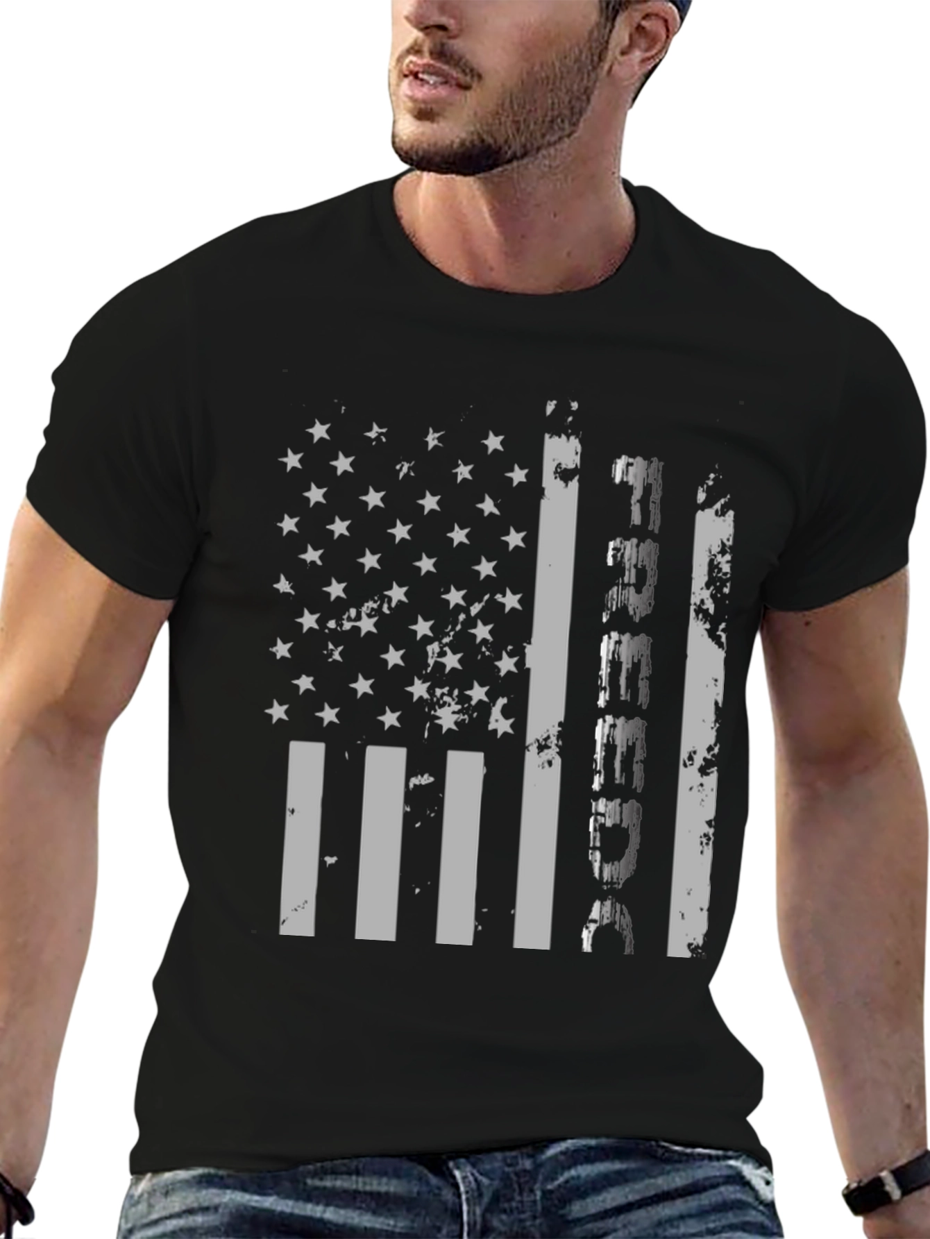 Distressed American Flag USA T-Shirt