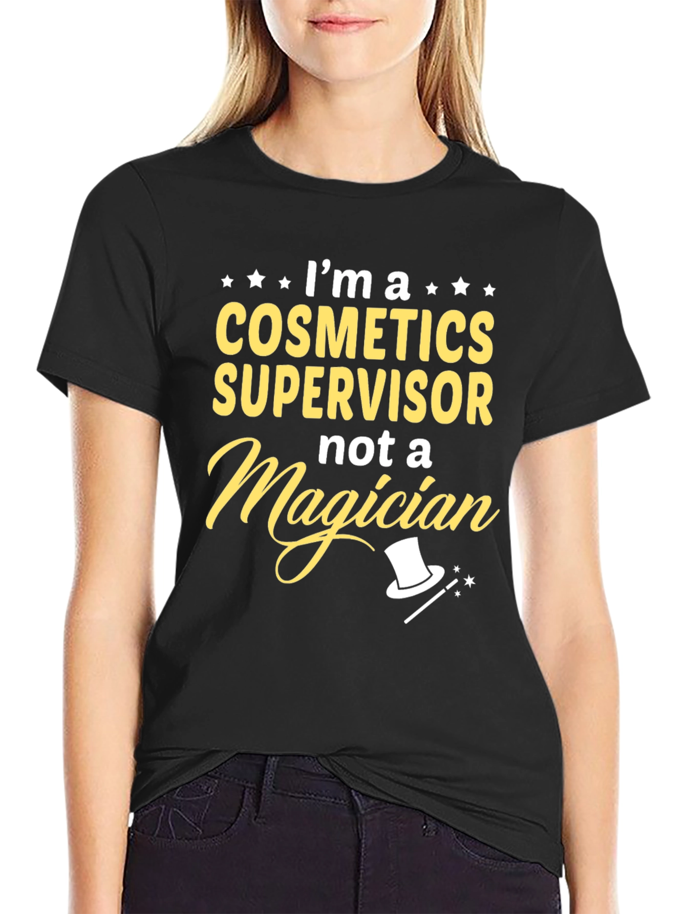Cosmetics Supervisor T-Shirt - Funny Magician Graphic Tee