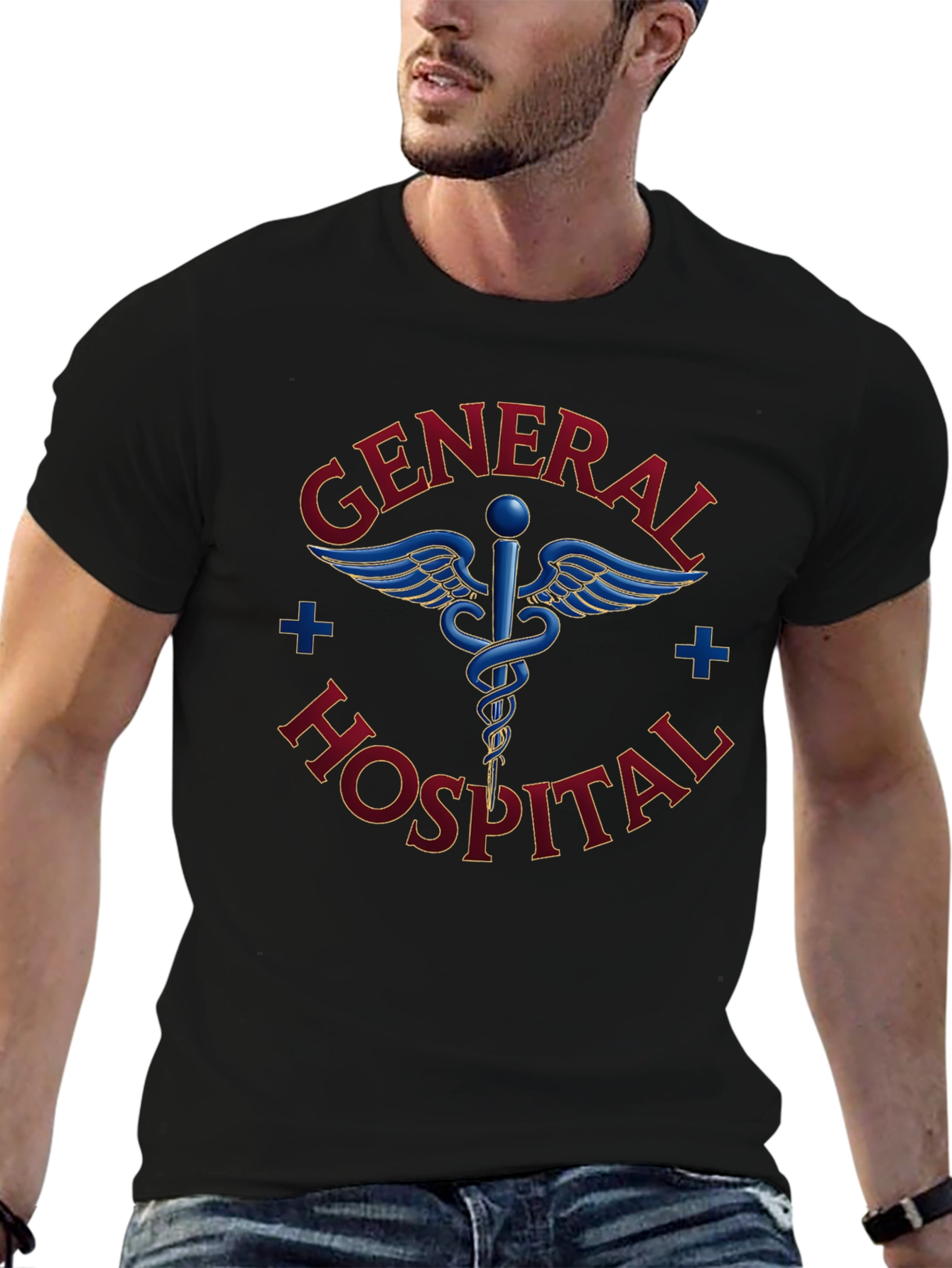 General Hospital T-Shirt - Black Tee