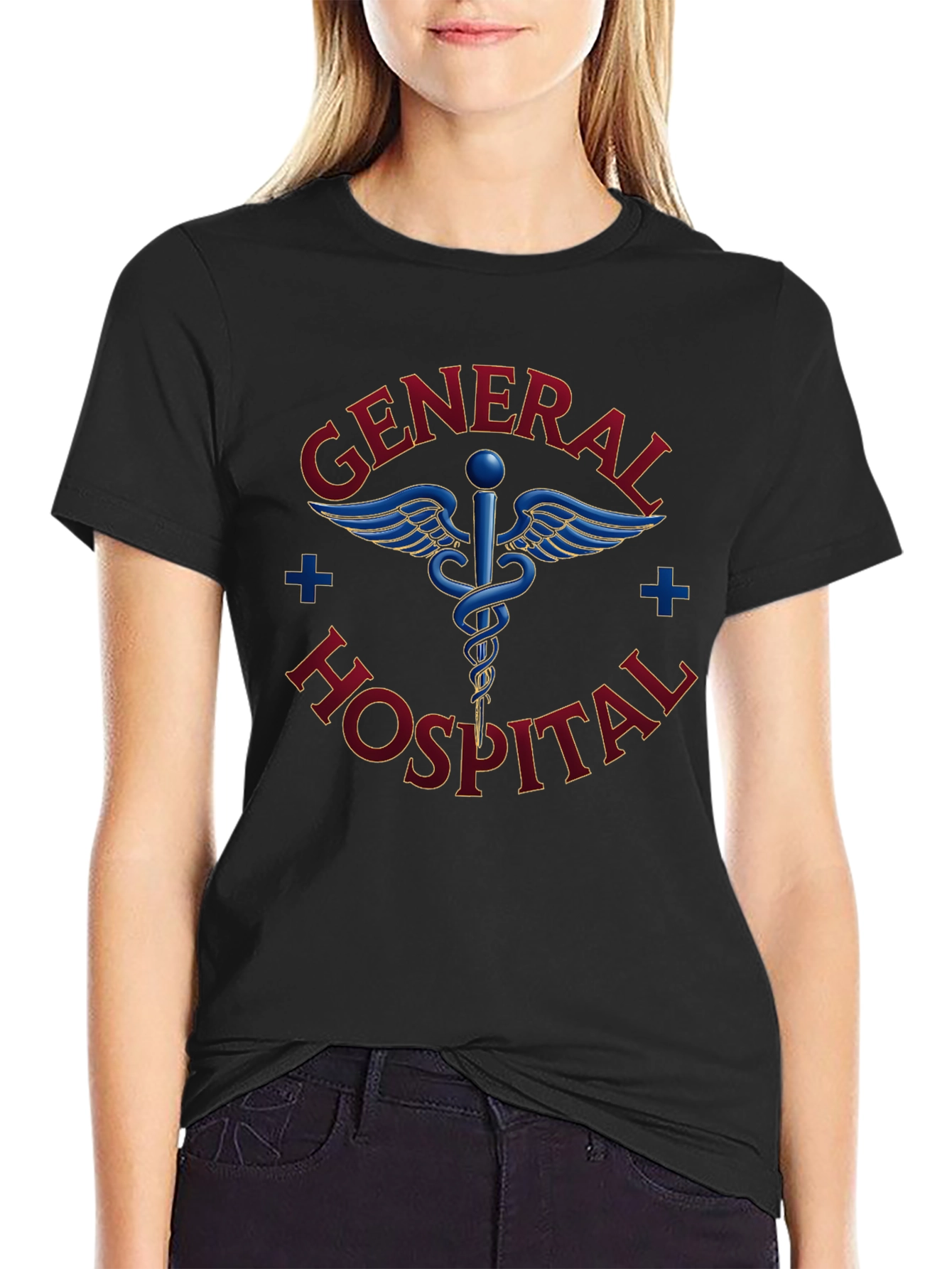 General Hospital T-Shirt - Black Tee
