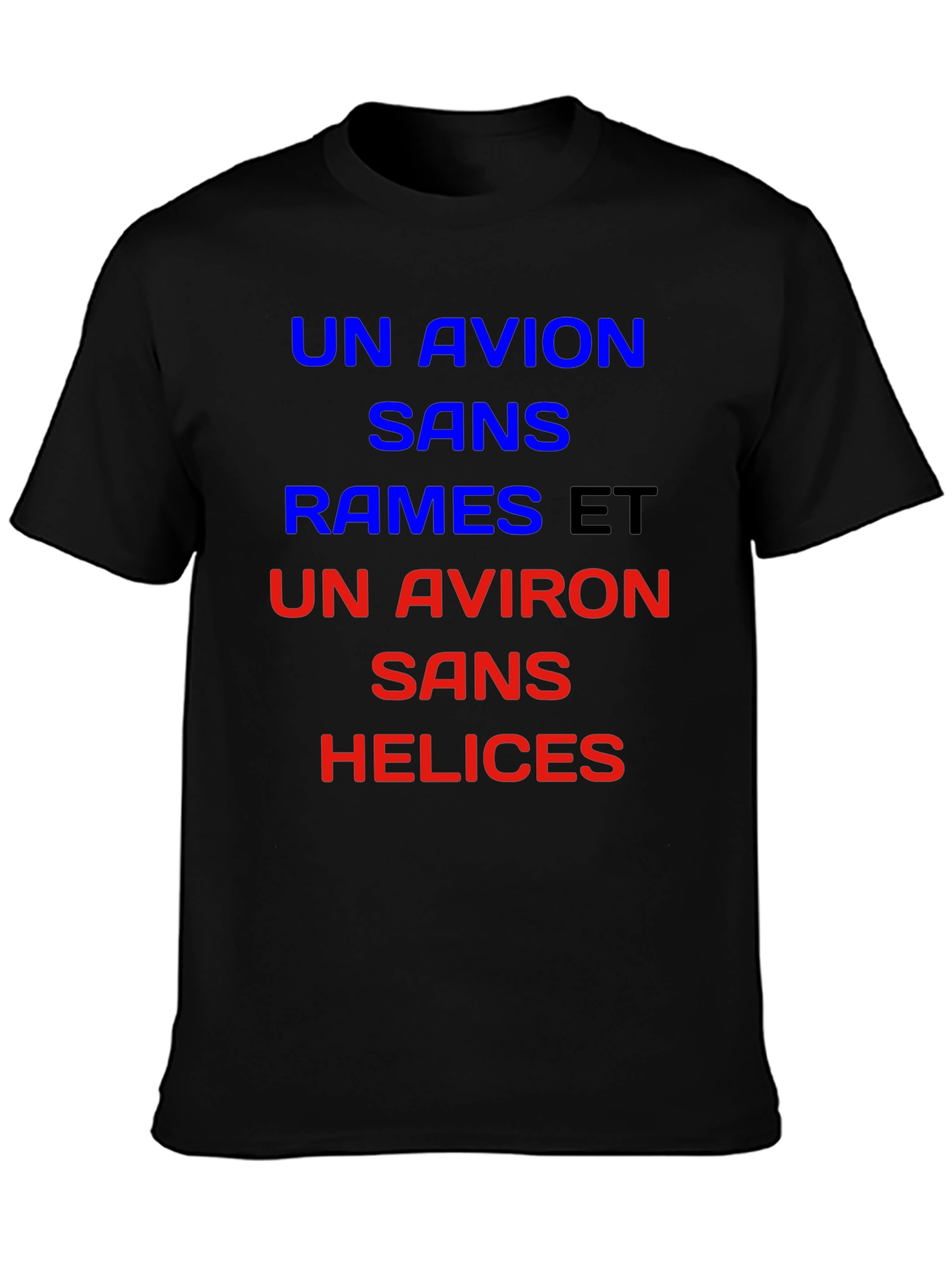 Un Avion T-Shirt - French Slogan Tee