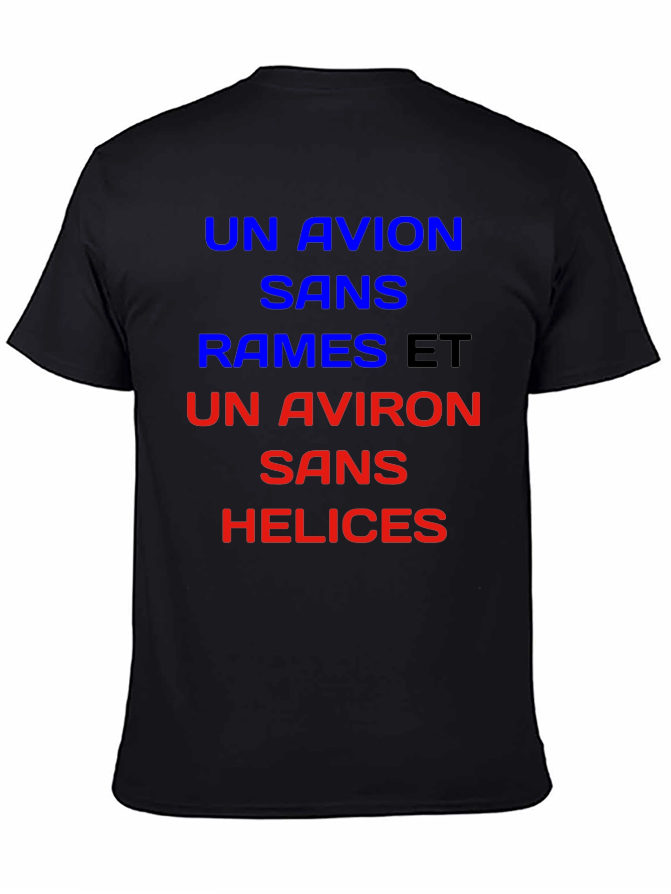 Un Avion T-Shirt - French Slogan Tee