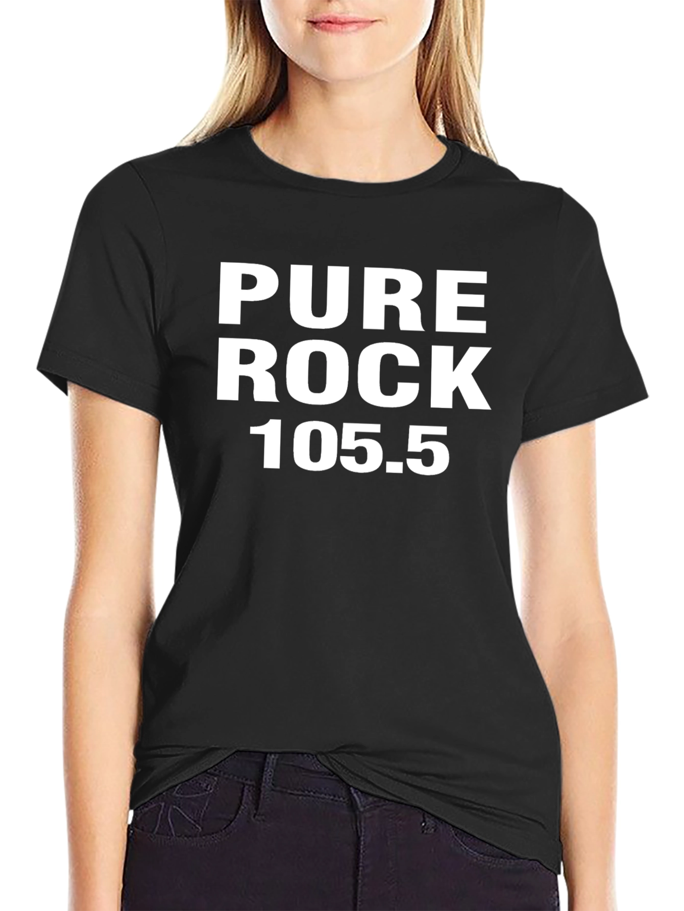Pure Rock 105.5 Black T-Shirt