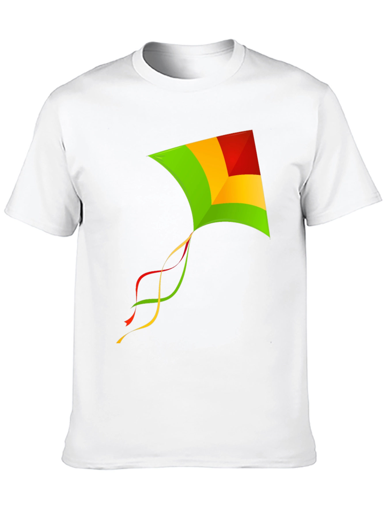 Kite Graphic Tee - Stylish Mens Black T-Shirt