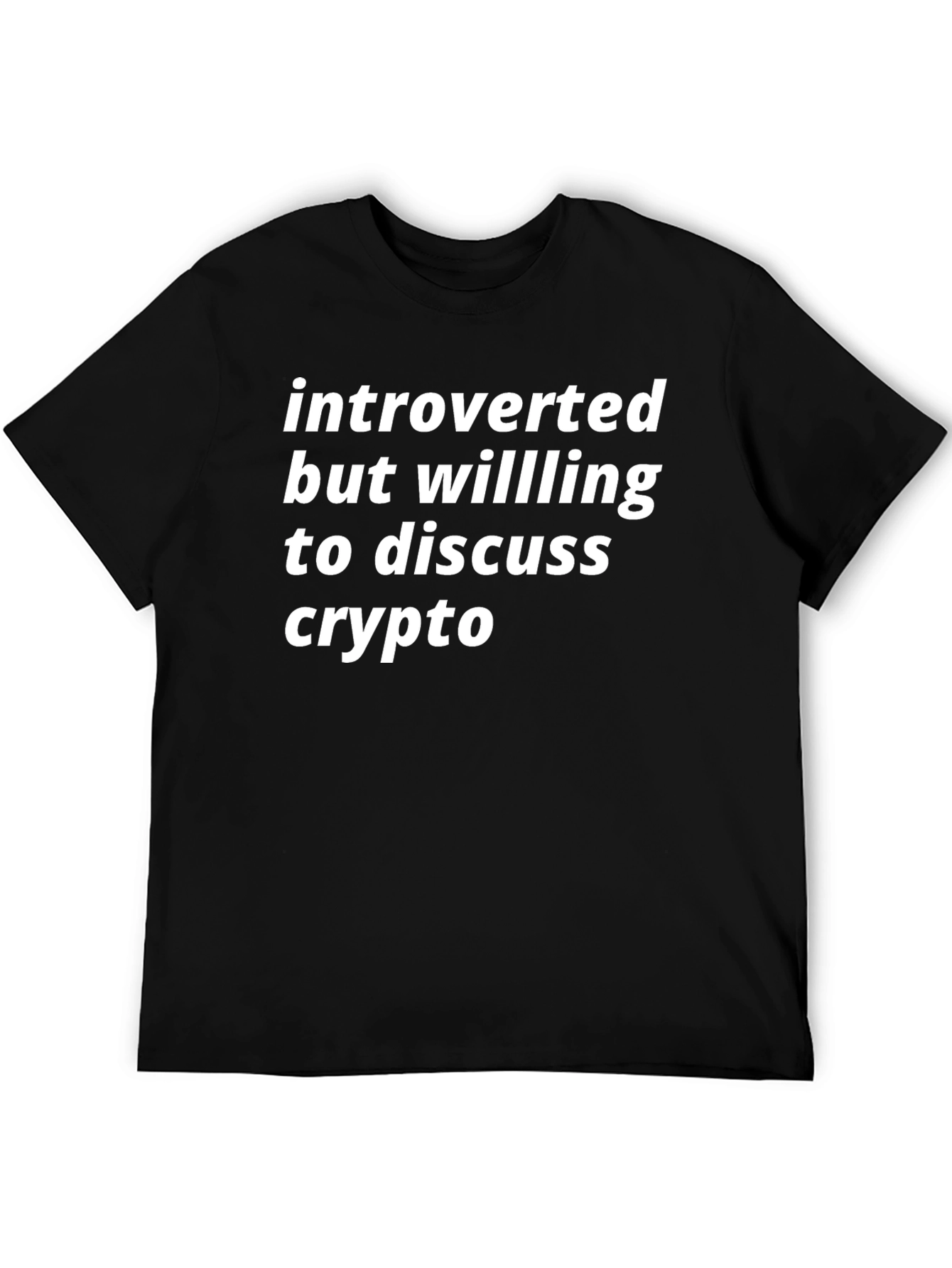 Introverted Crypto Enthusiast T-Shirt