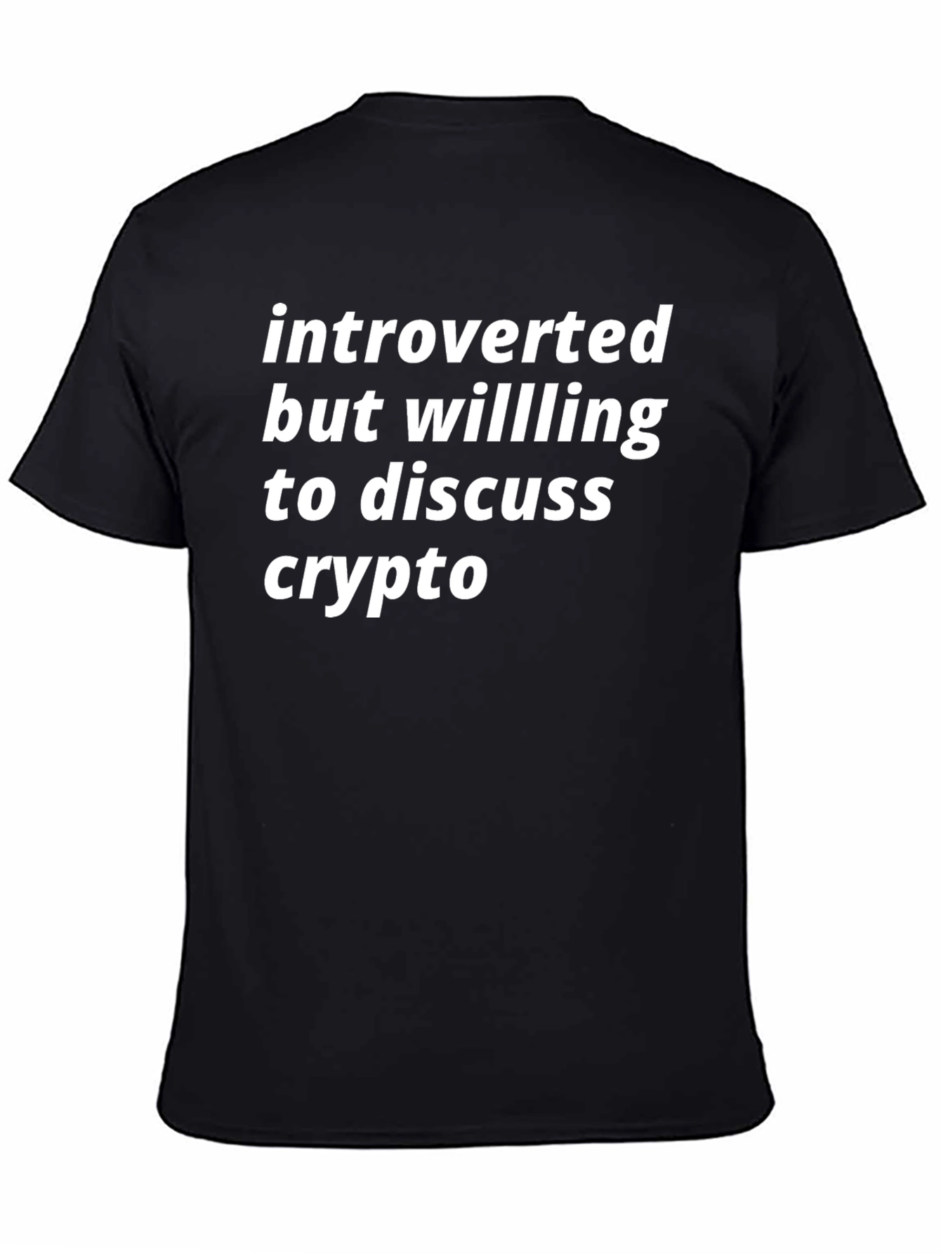 Introverted Crypto Enthusiast T-Shirt