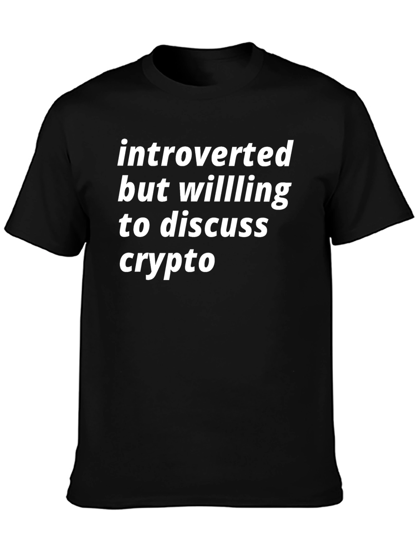 Introverted Crypto Enthusiast T-Shirt