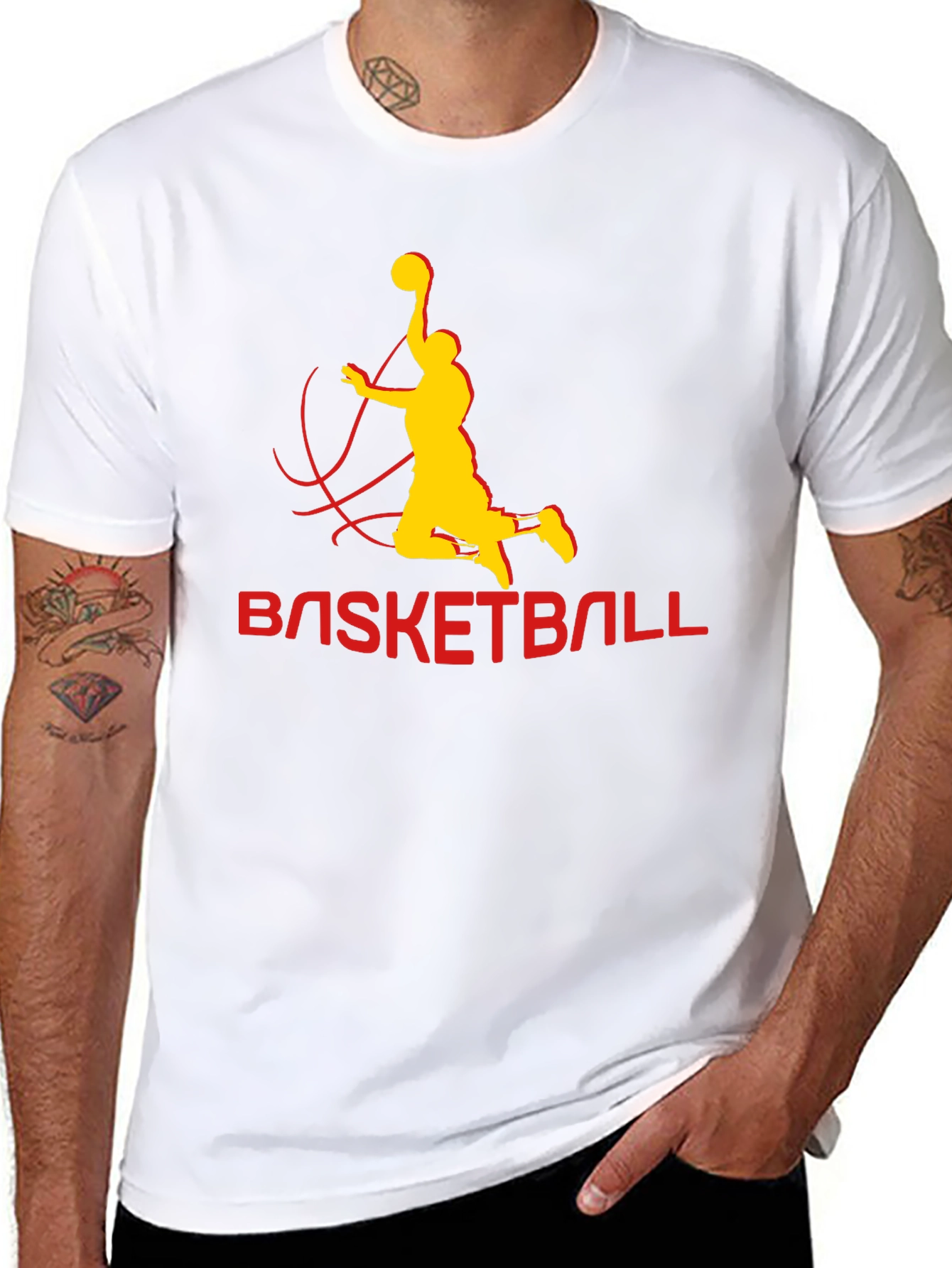 Basketball Graphic Tee - Stylish Comfort