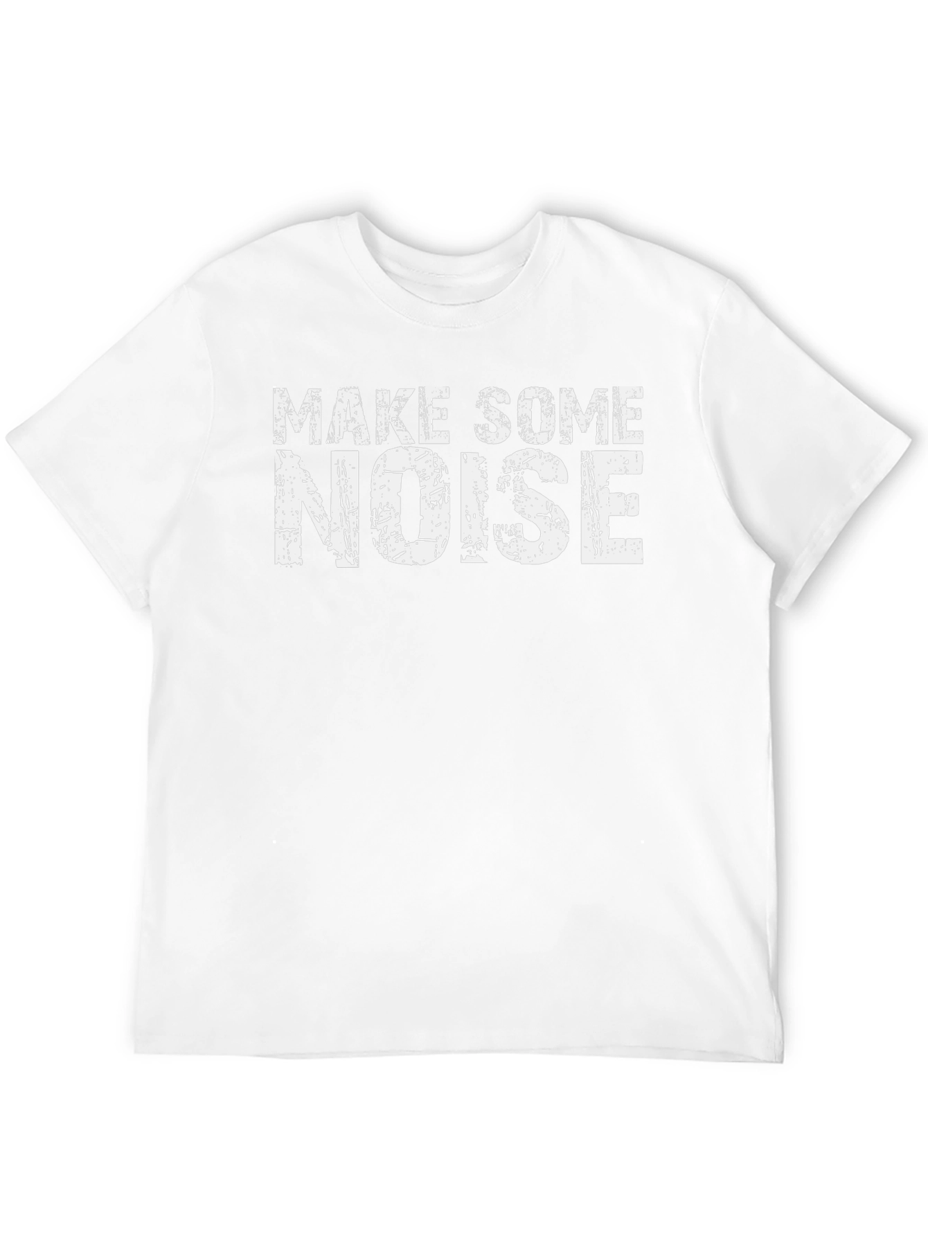 Make Some Noise Black Graphic Tee