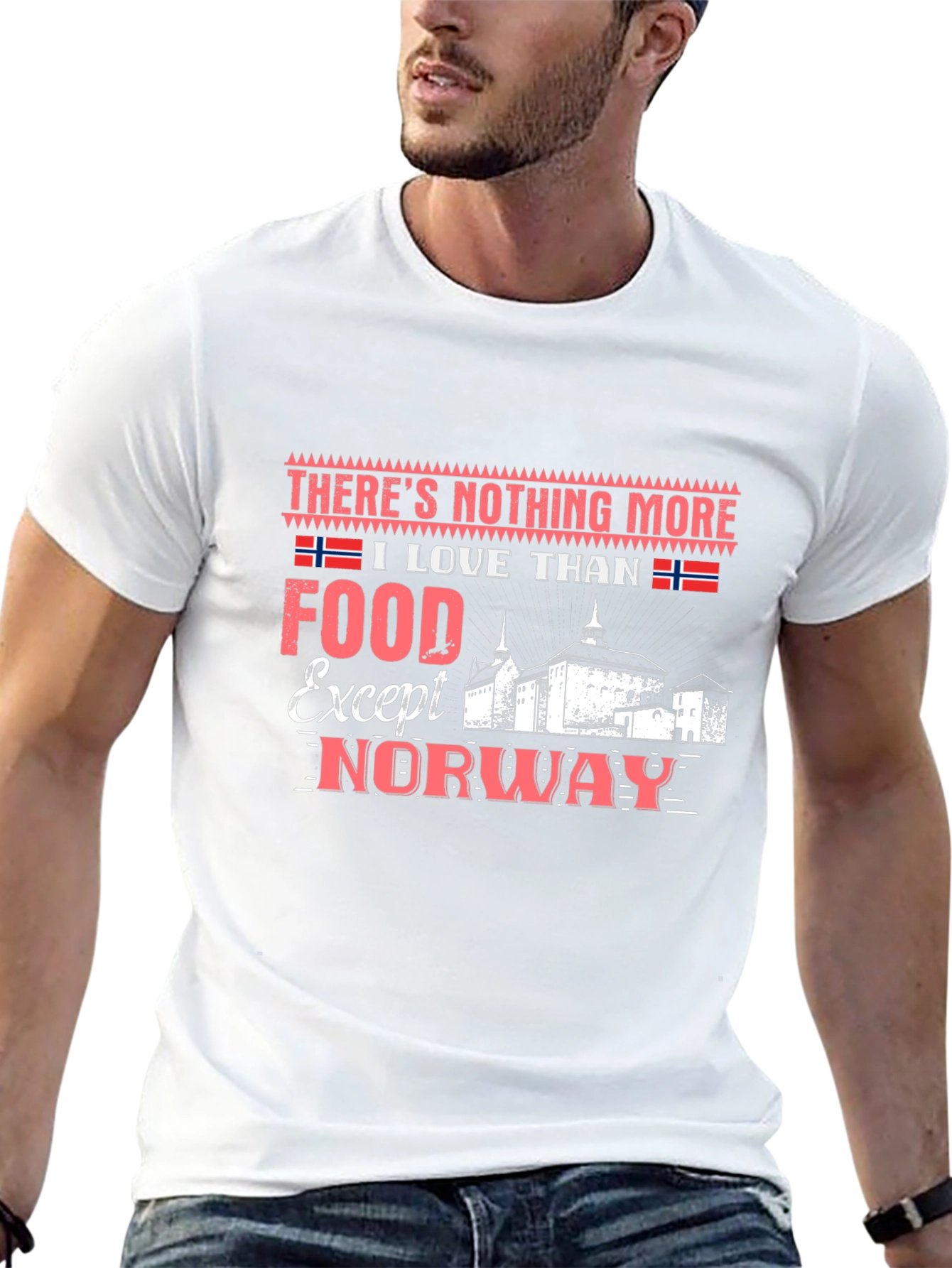 Norway Foodie Pride T-Shirt - Black