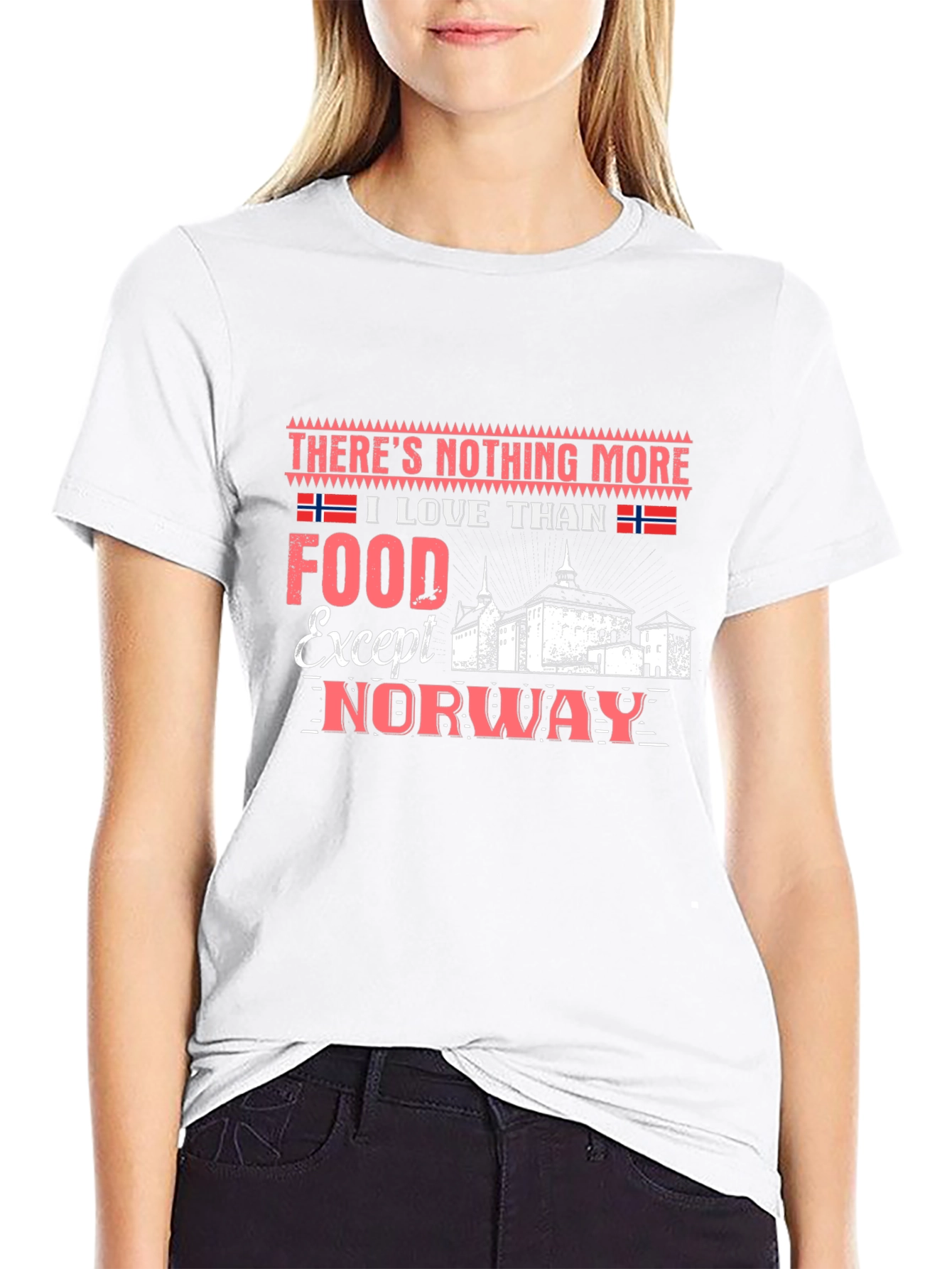 Norway Foodie Pride T-Shirt - Black
