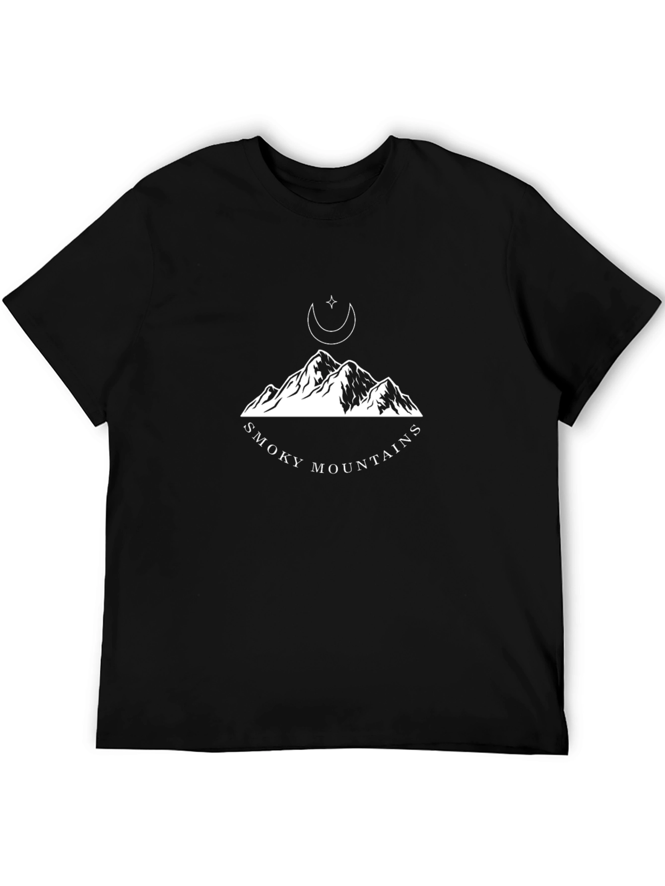 Smoky Mountains Graphic T-Shirt - Black
