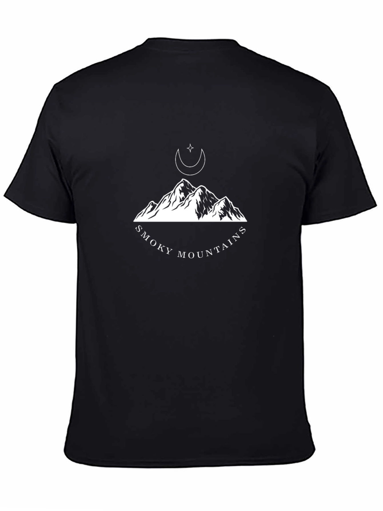 Smoky Mountains Graphic T-Shirt - Black