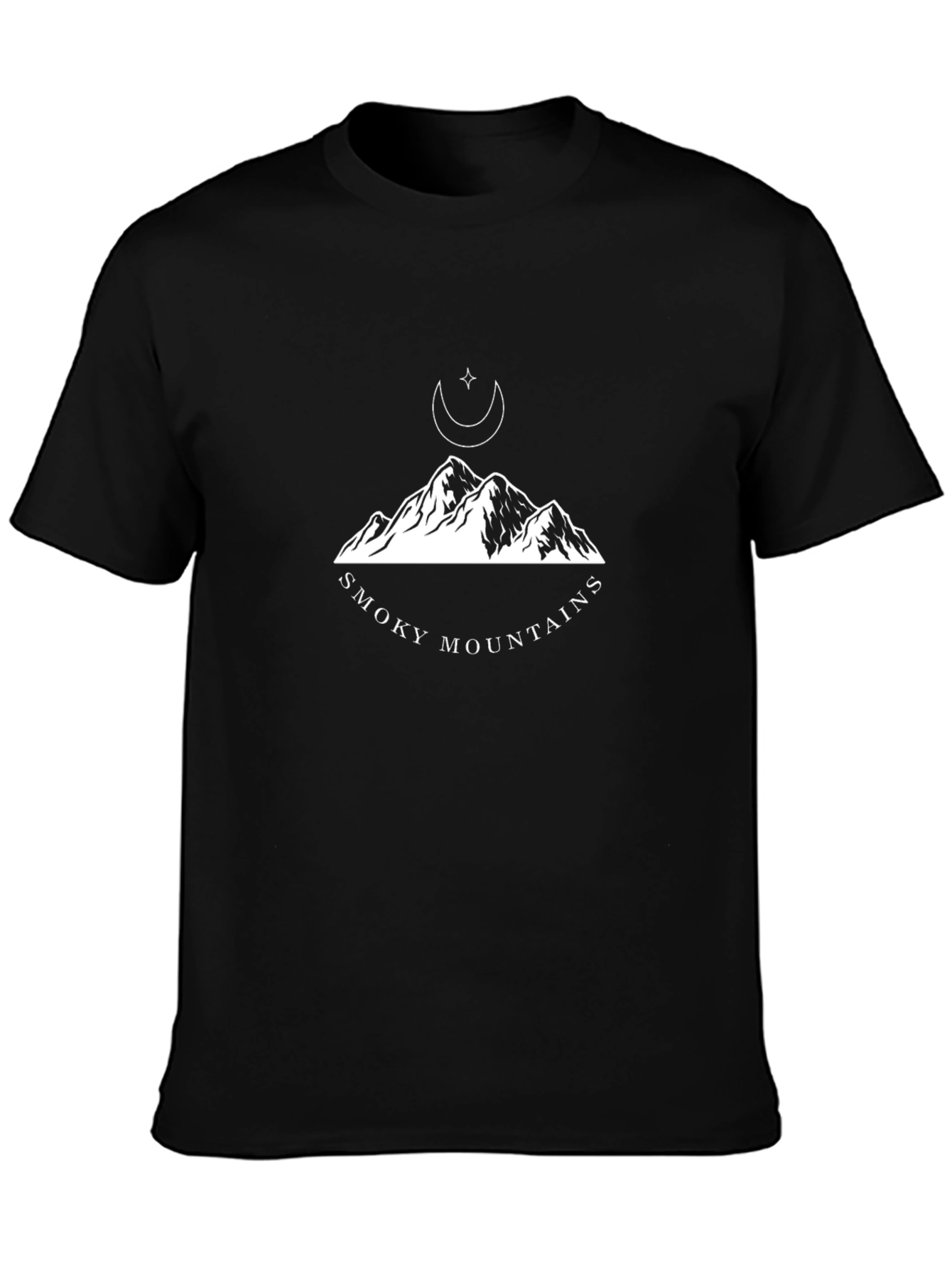 Smoky Mountains Graphic T-Shirt - Black