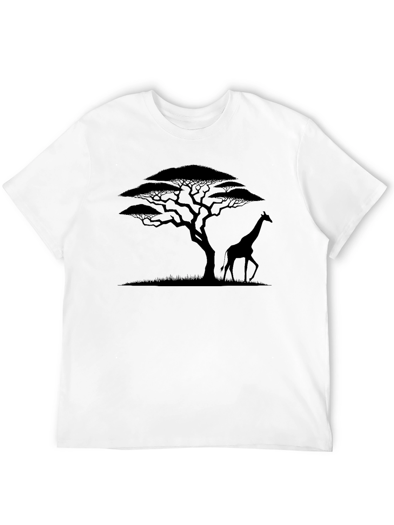 Safari Silhouette Black T-Shirt