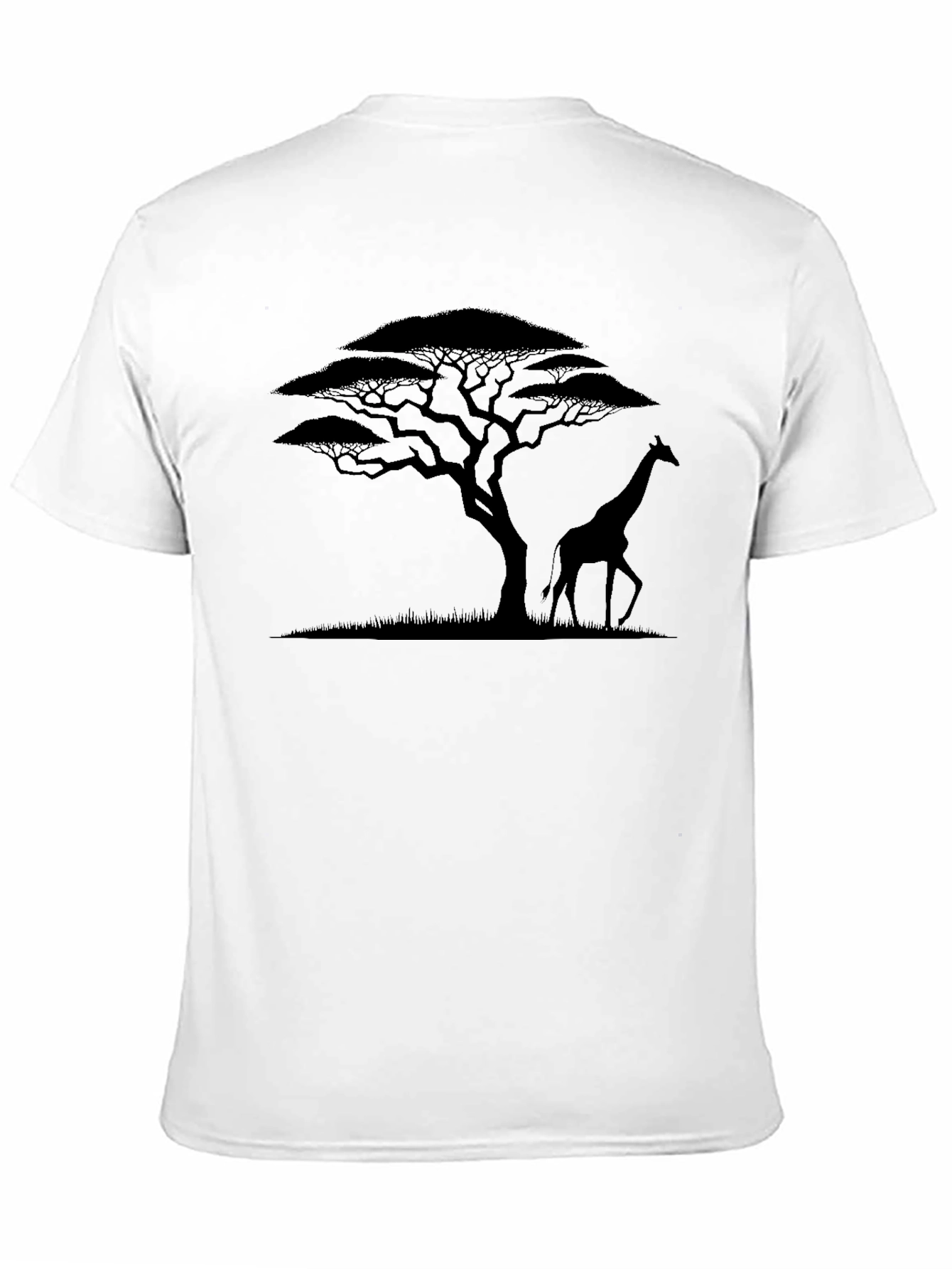 Safari Silhouette Black T-Shirt