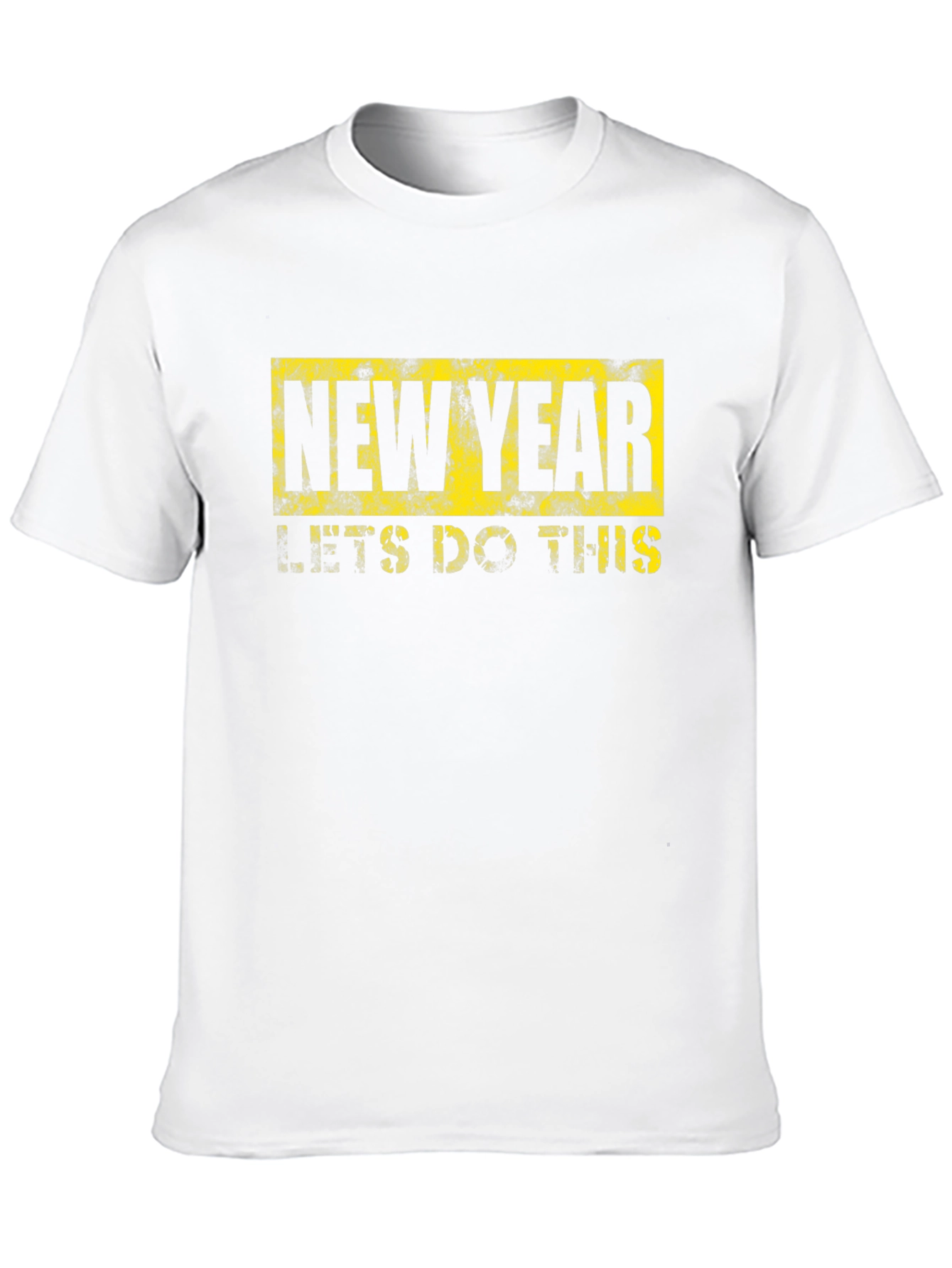 New Year Lets Do This Black Graphic Tee