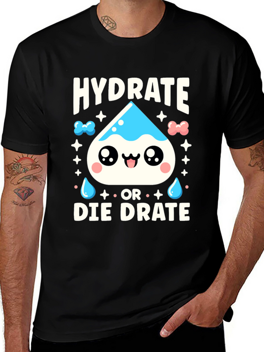 Hydrate or Die Cute Graphic Tee