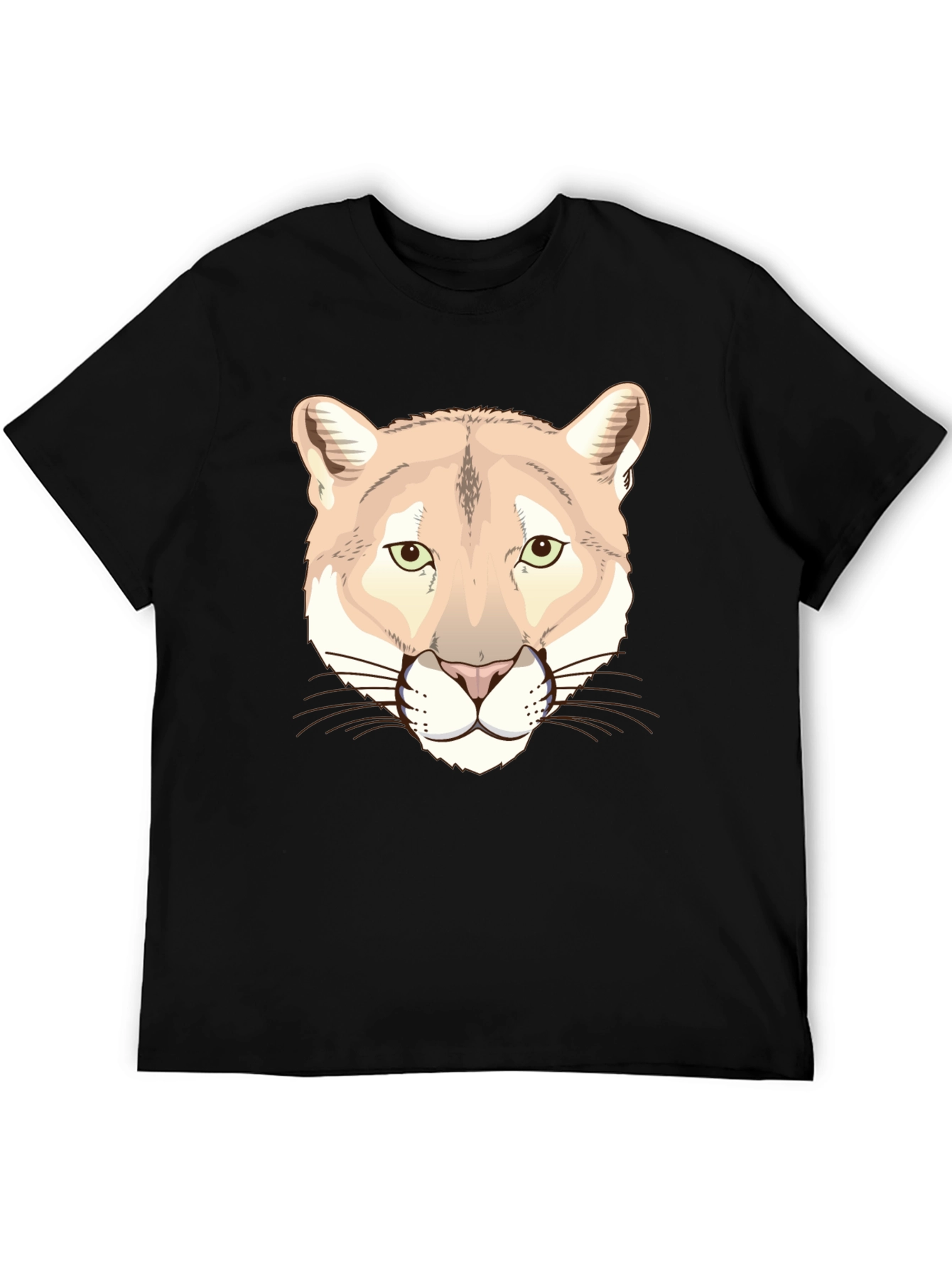 Cougar Graphic T-Shirt - Black