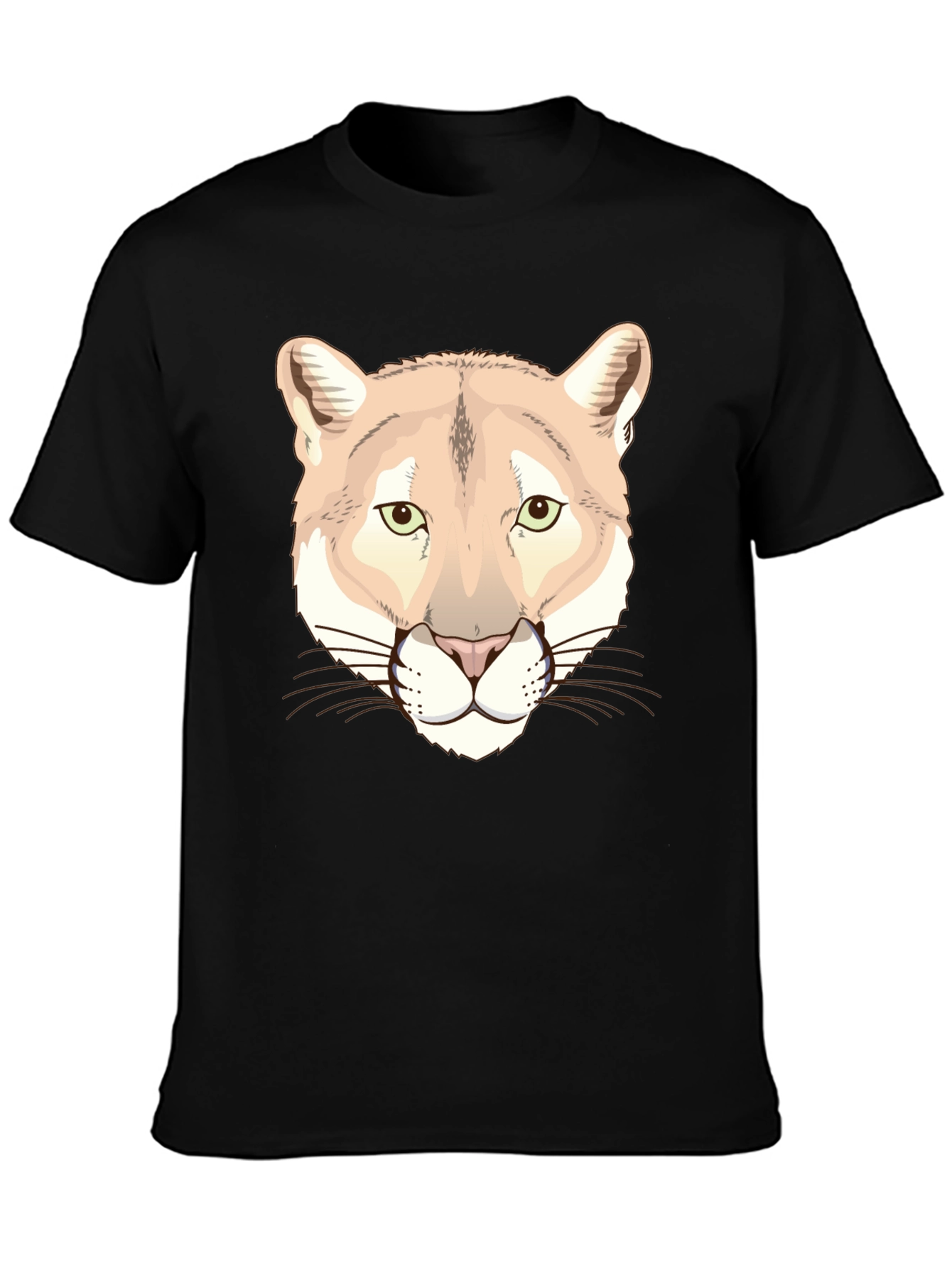 Cougar Graphic T-Shirt - Black