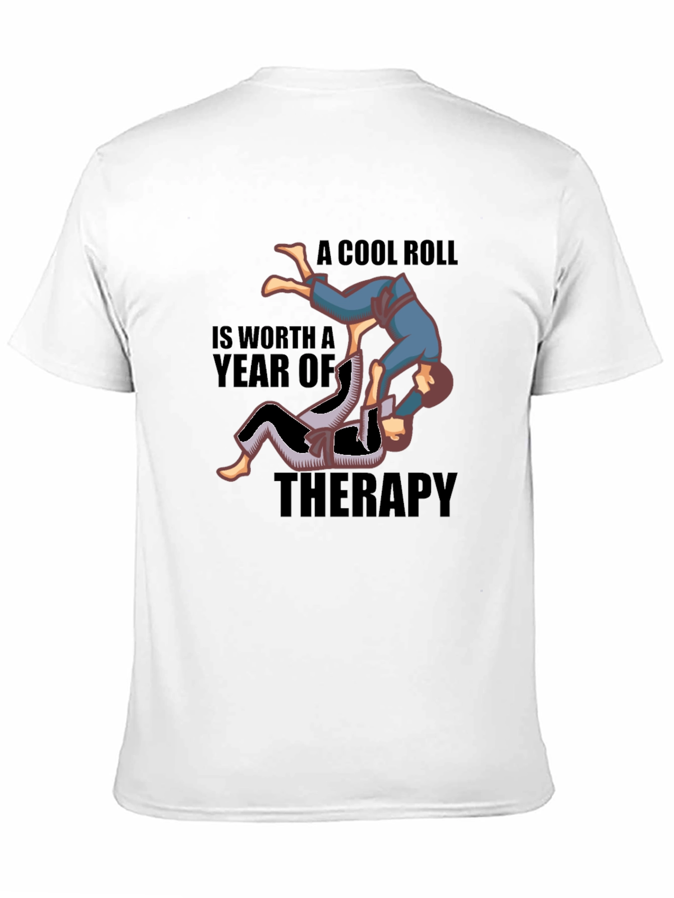 Cool Roll Jiu Jitsu Therapy Graphic T-Shirt