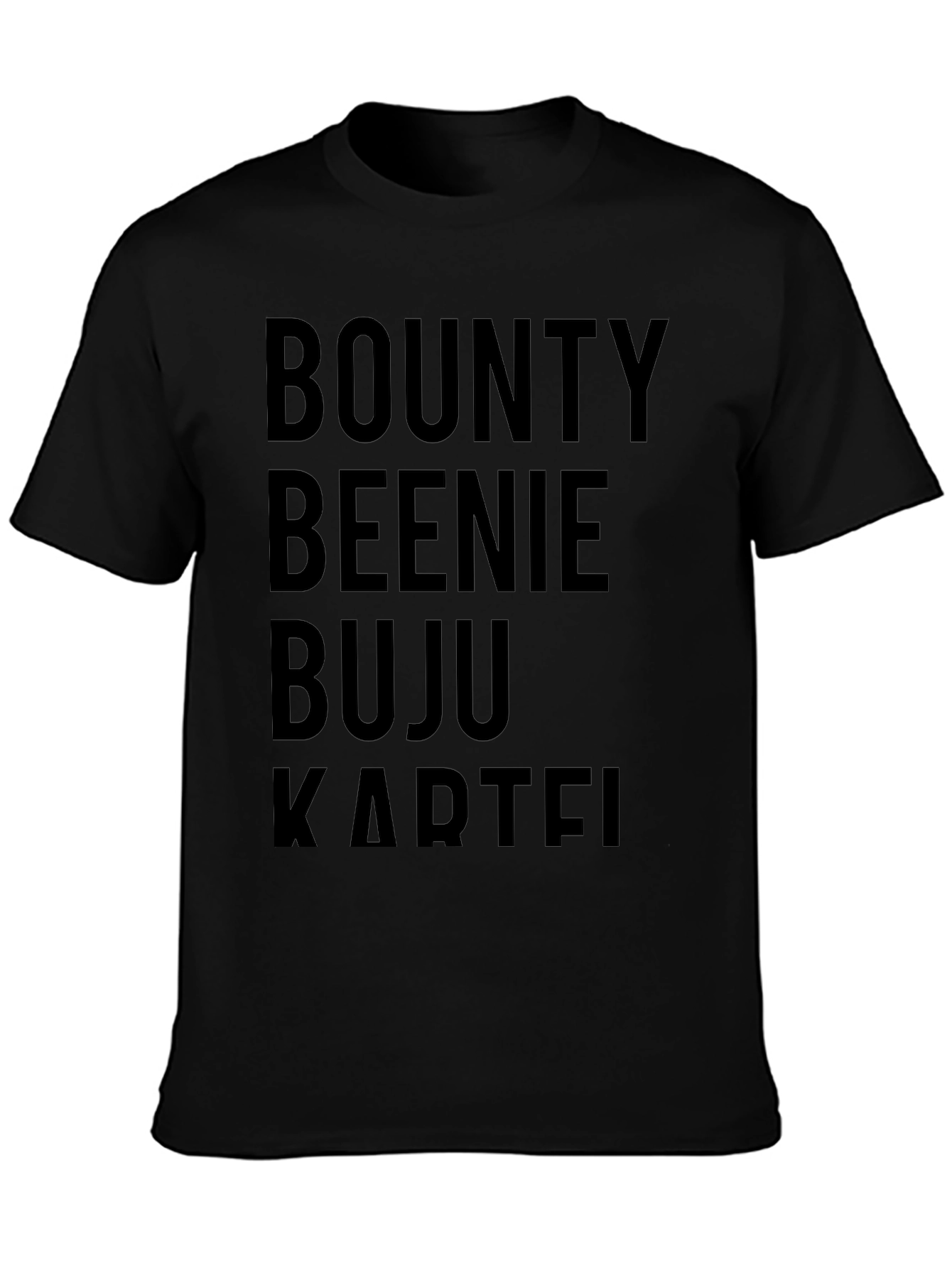 Bounty Beenie Buju Kartel Black T-Shirt