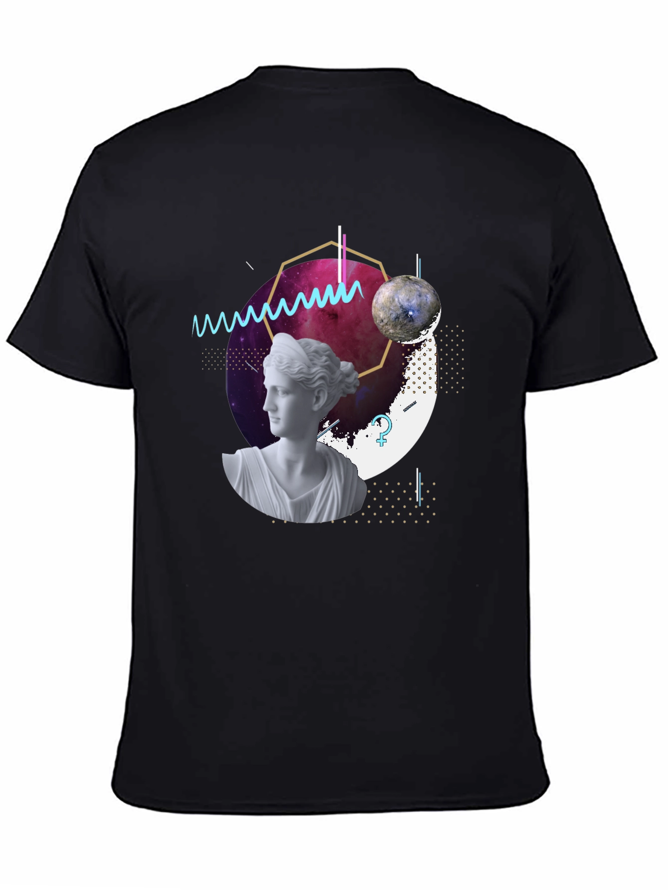 Cosmic Venus Graphic Tee - Modern Art T-Shirt
