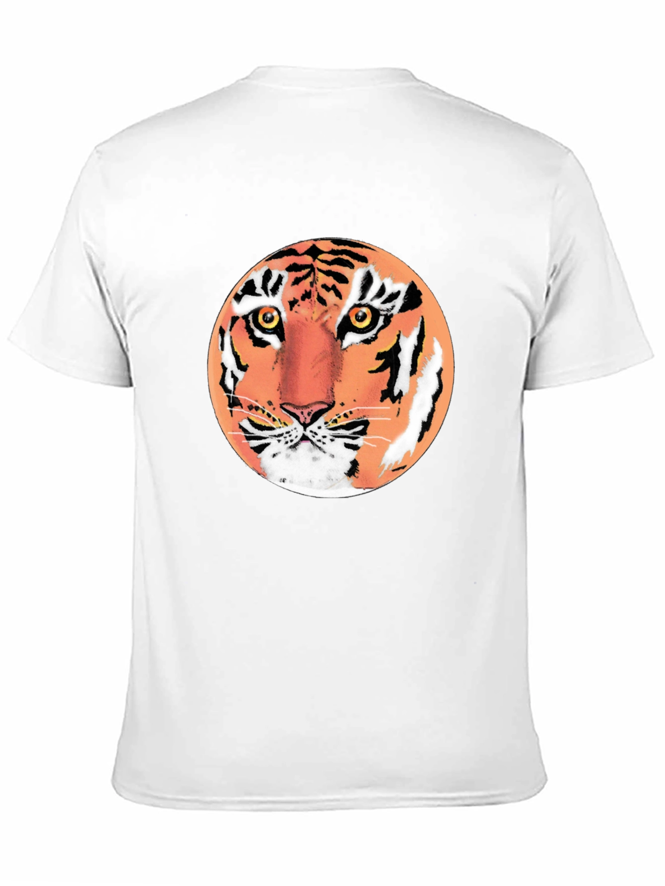 Tiger Graphic Tee - Mens Black Crew Neck