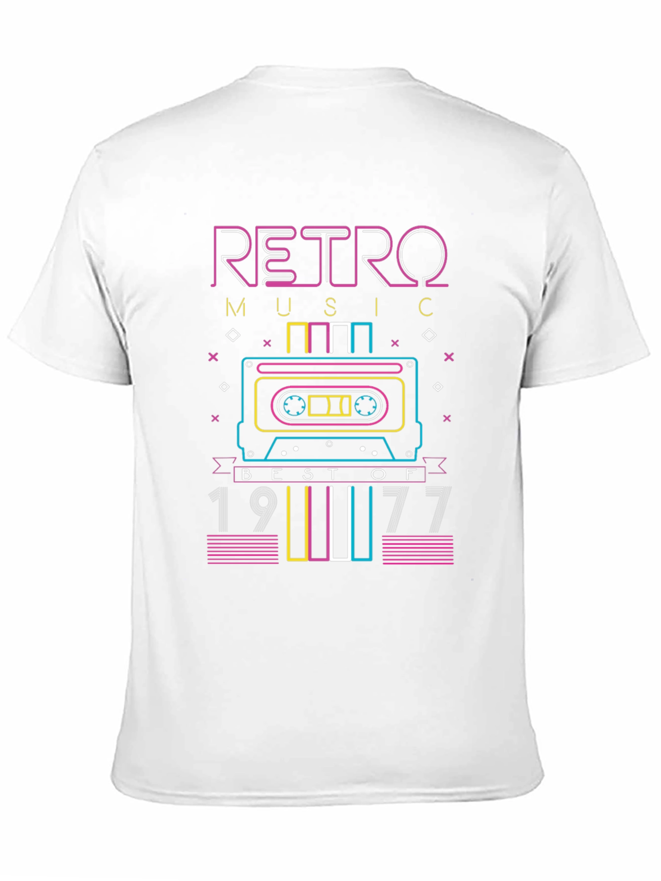 Retro Music 1977 Cassette Tape T-Shirt
