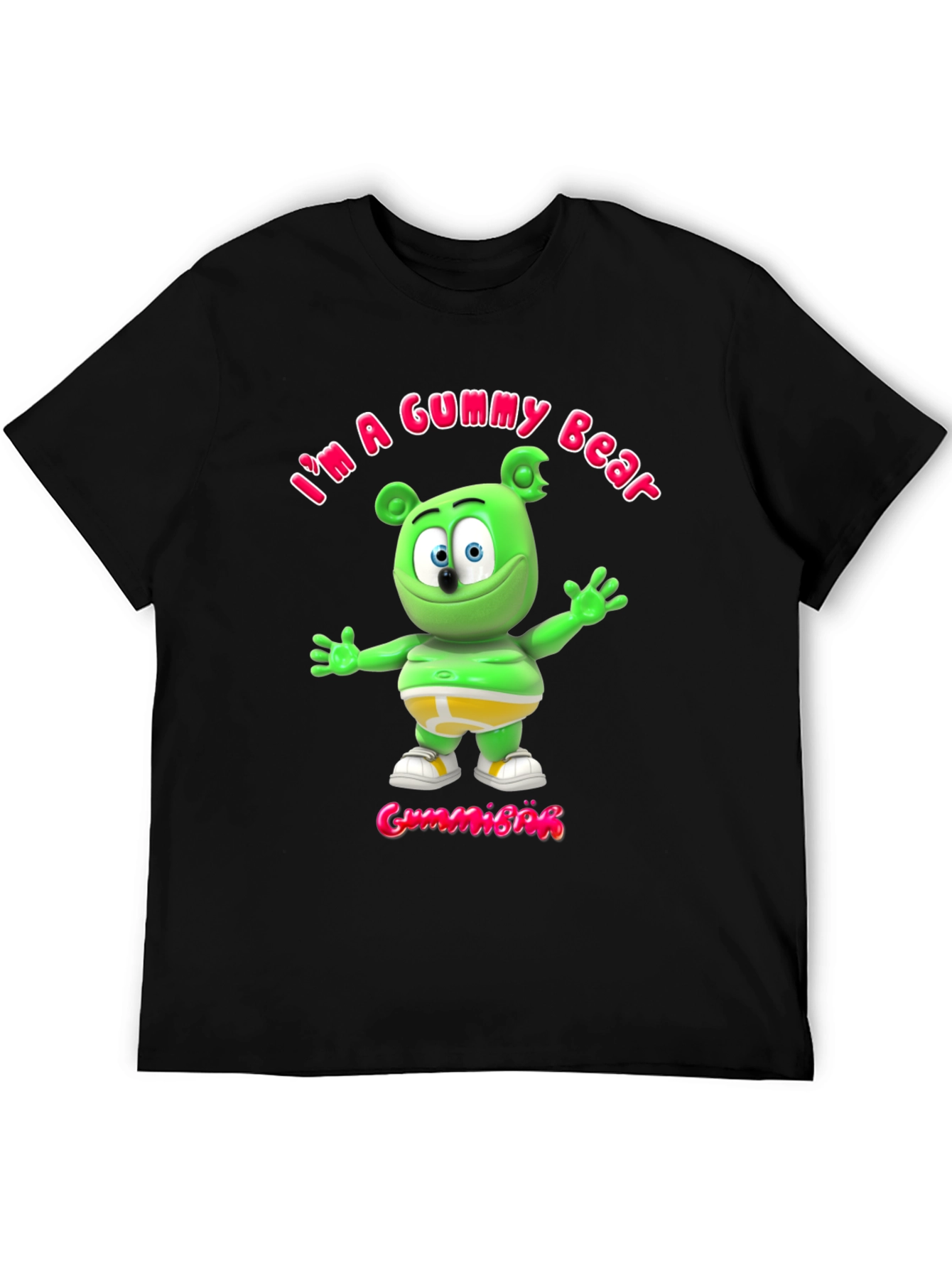Im a Gummy Bear Black T-Shirt