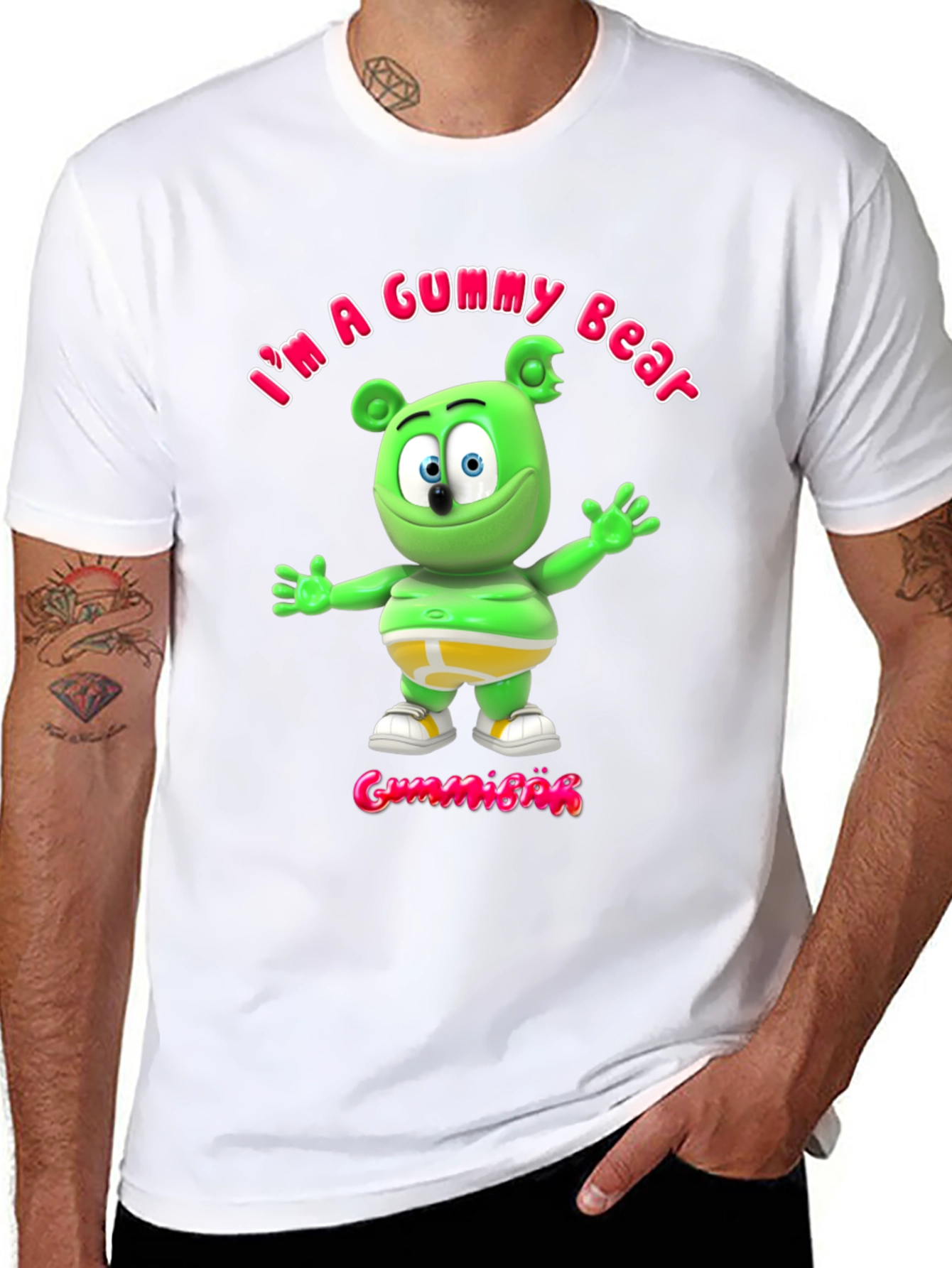 Im a Gummy Bear Black T-Shirt