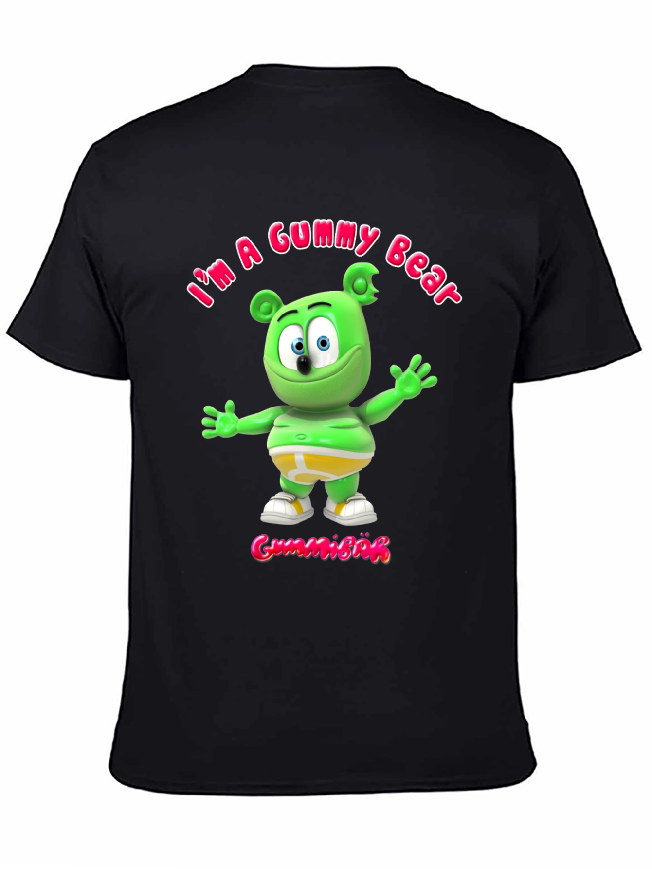 Im a Gummy Bear Black T-Shirt