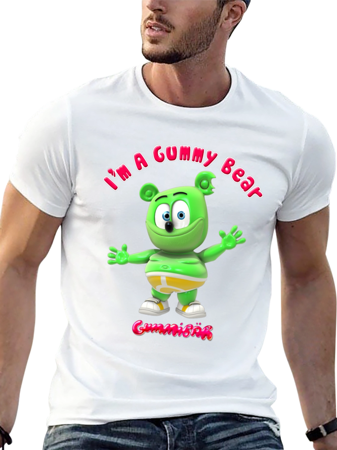 Im a Gummy Bear Black T-Shirt