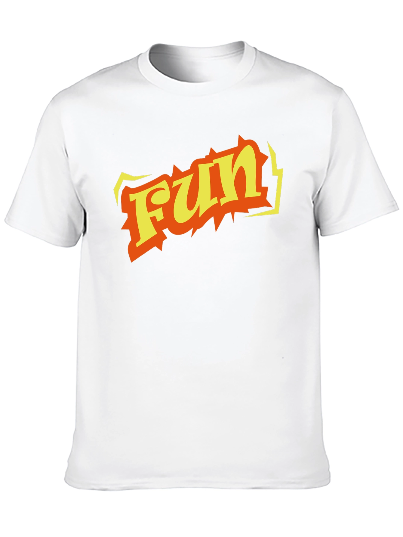 Fun Graphic Print Black T-Shirt