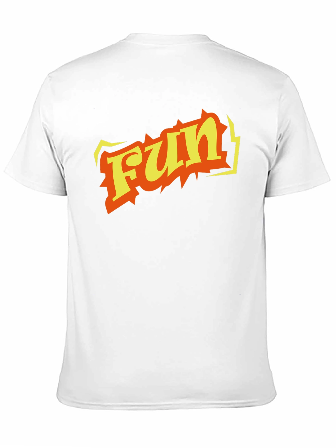 Fun Graphic Print Black T-Shirt