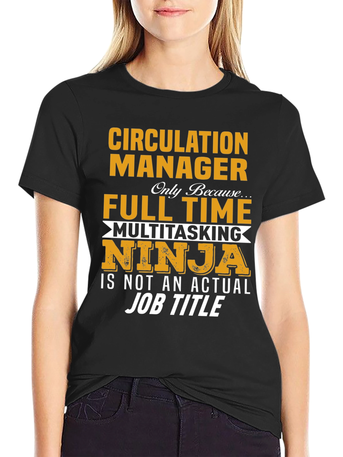 Circulation Manager Full Time Ninja T-Shirt