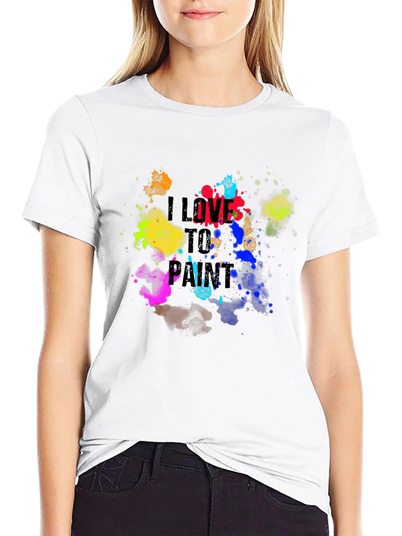 I Love to Paint Graphic T-Shirt