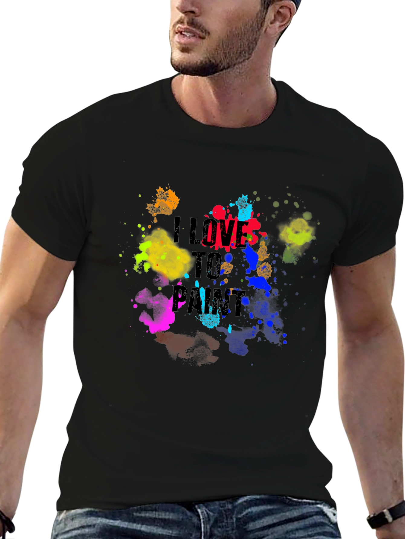 I Love to Paint Graphic T-Shirt