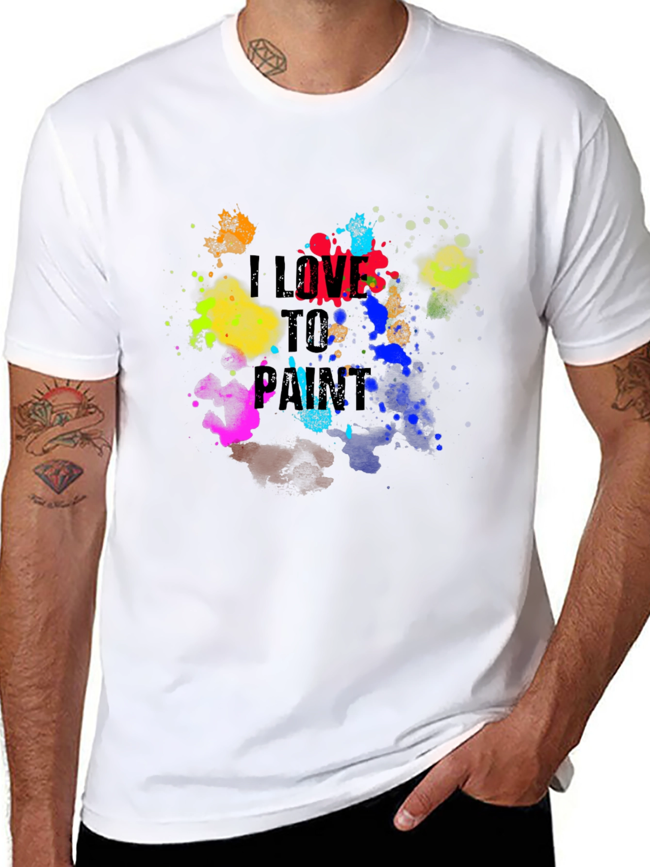 I Love to Paint Graphic T-Shirt