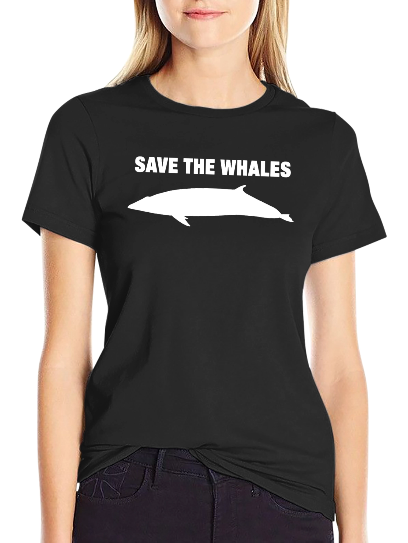 Save The Whales Graphic T-Shirt