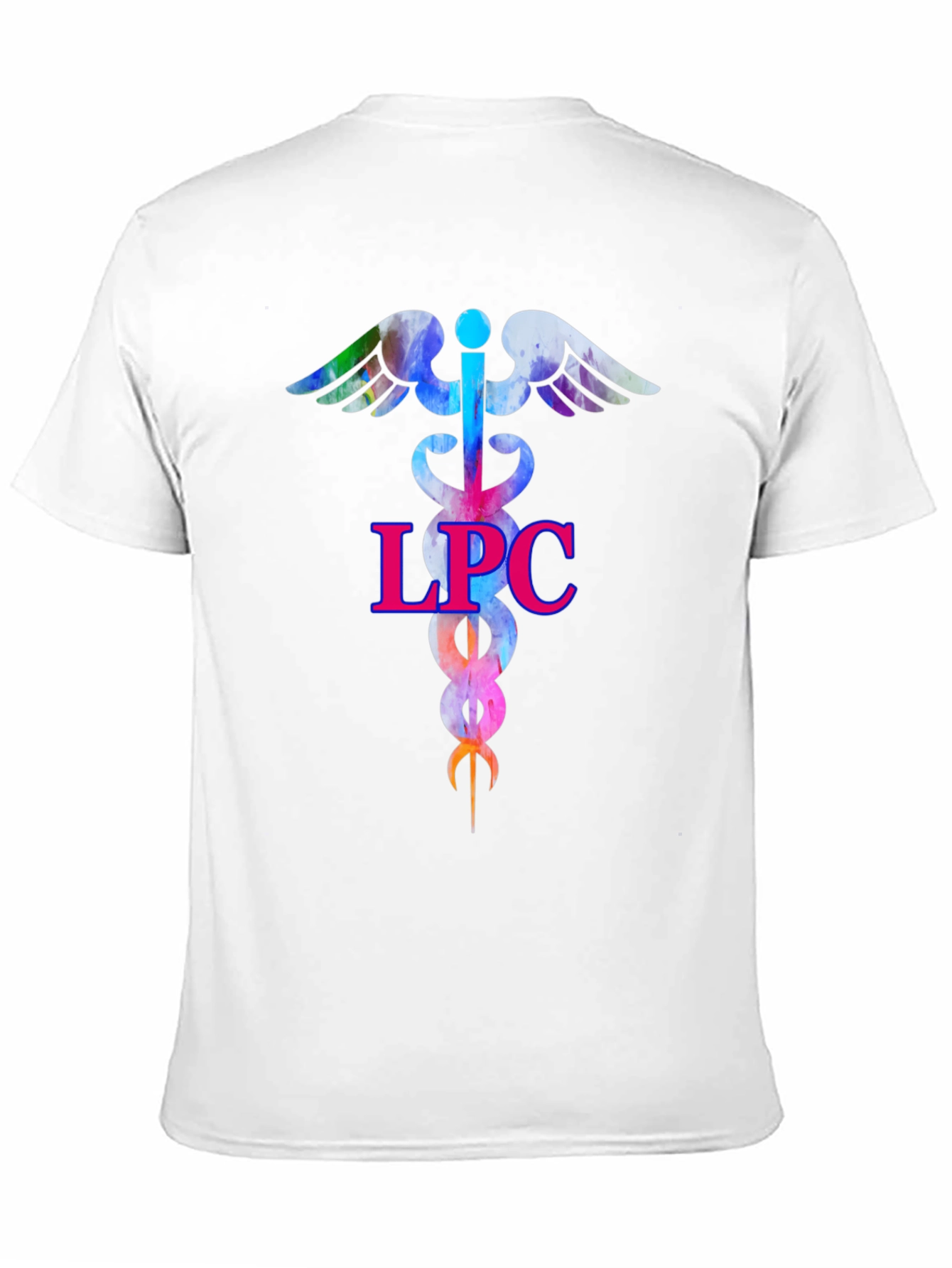 LPC Therapist Caduceus T-Shirt - Counselor Gift