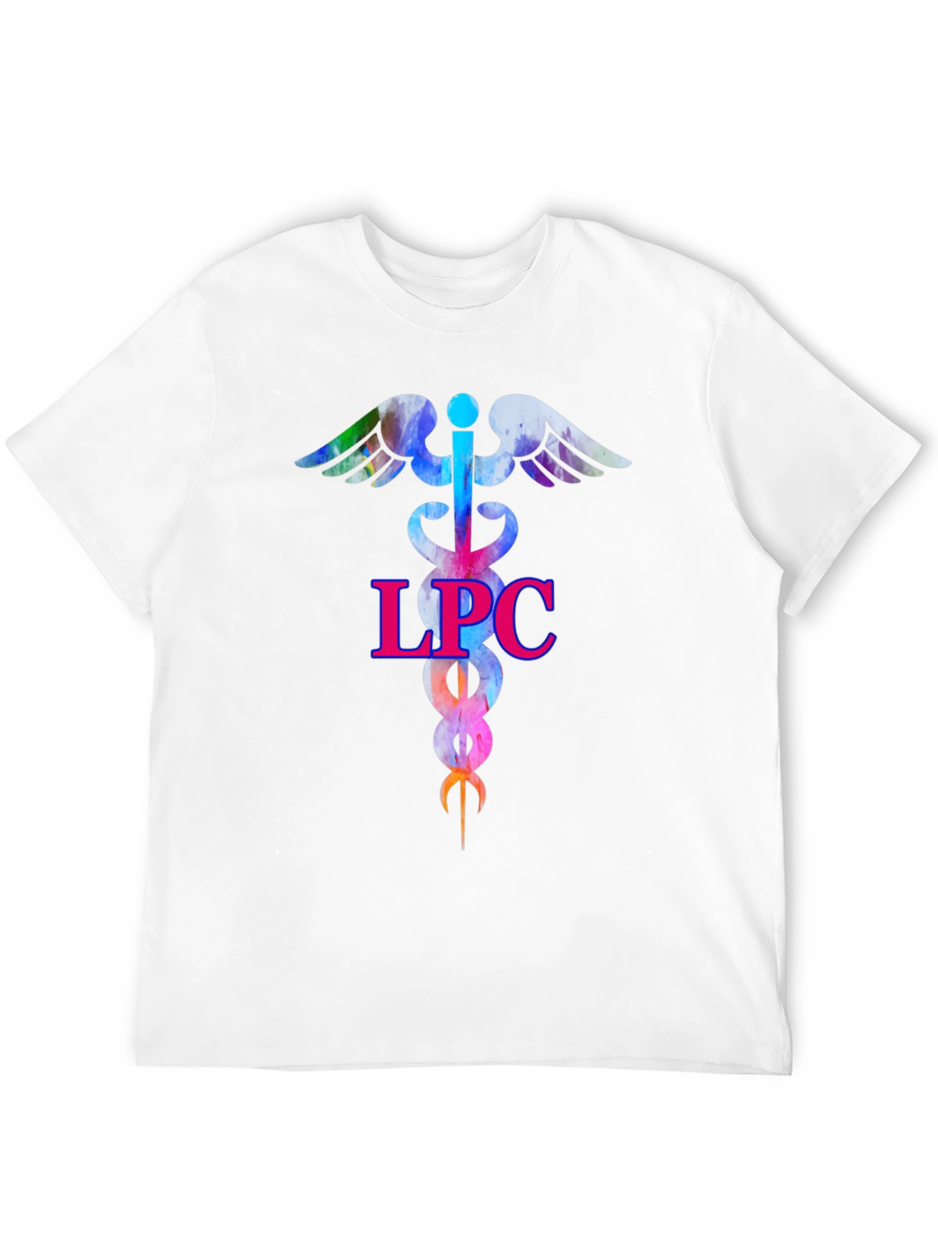 LPC Therapist Caduceus T-Shirt - Counselor Gift