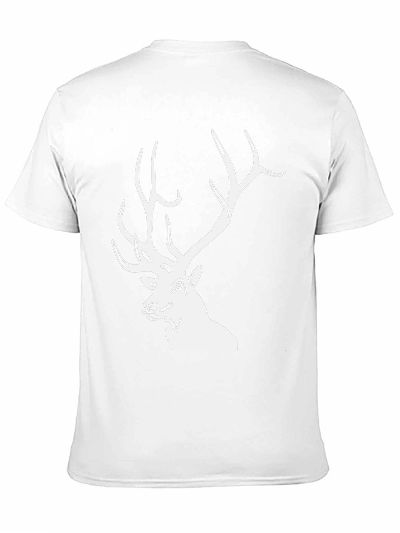 Black Deer Graphic Tee - Mens Casual T-Shirt