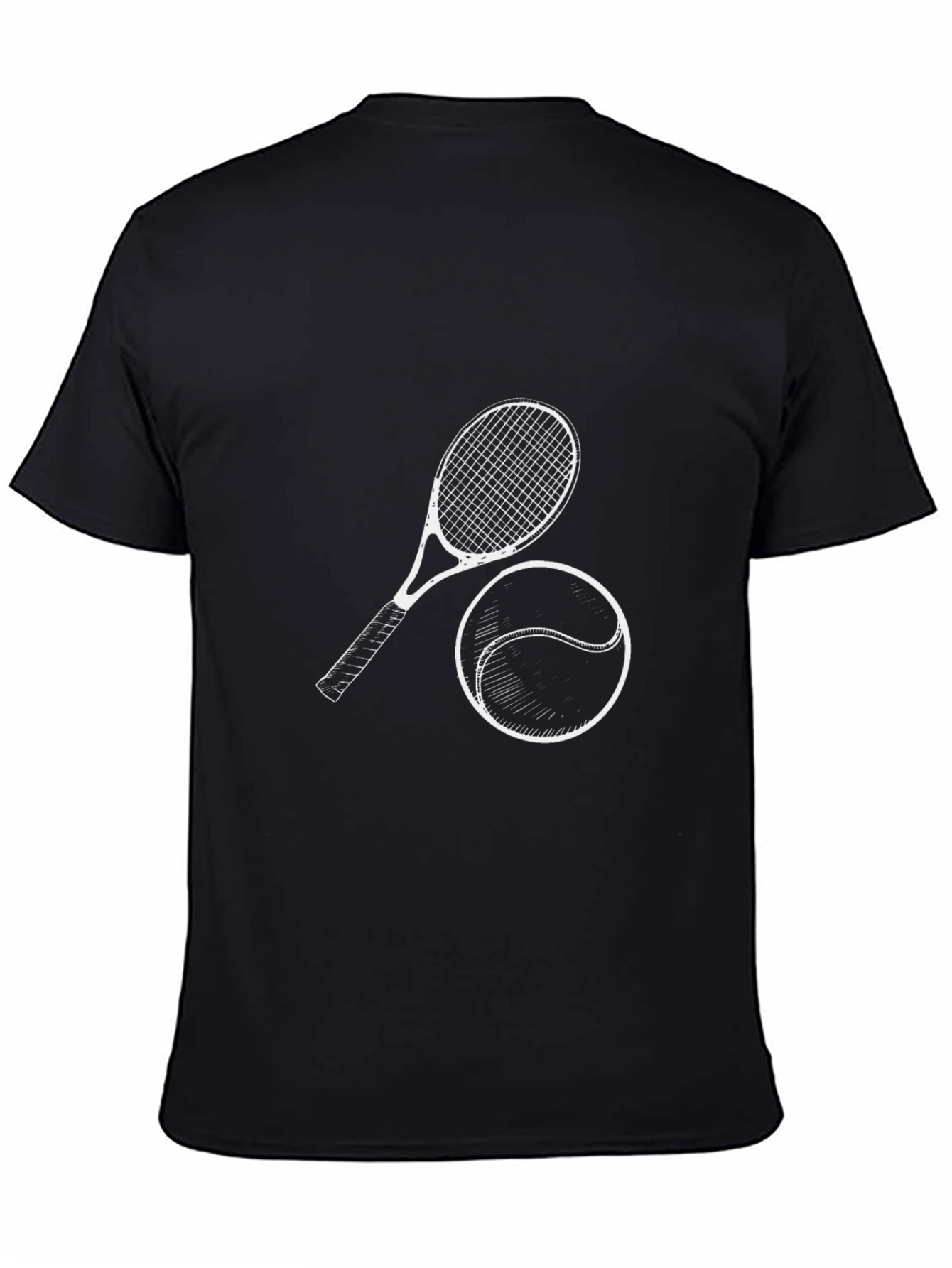Tennis Racket & Ball Graphic Tee
