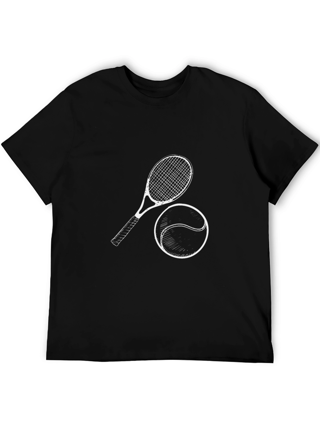 Tennis Racket & Ball Graphic Tee