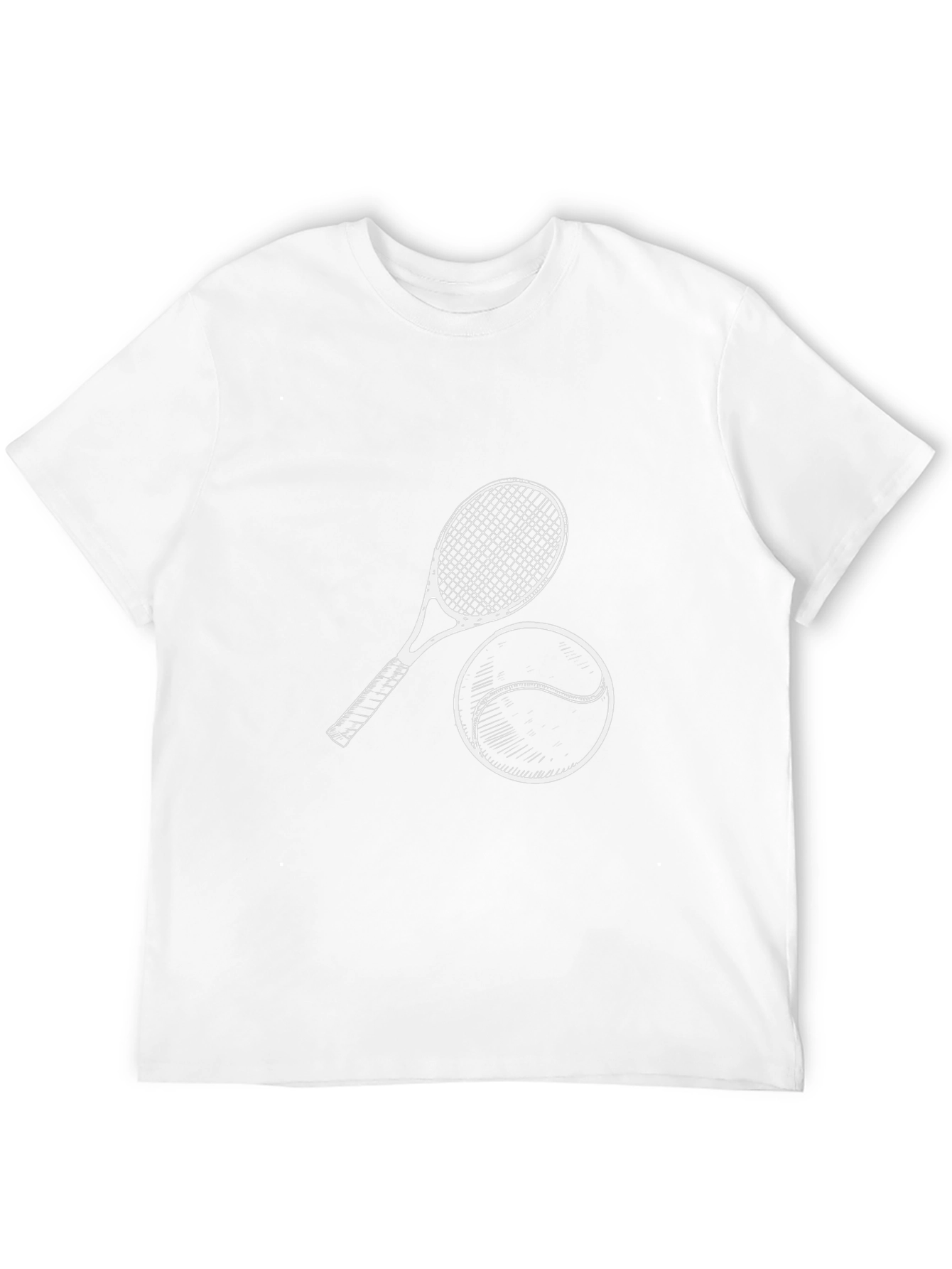 Tennis Racket & Ball Graphic Tee
