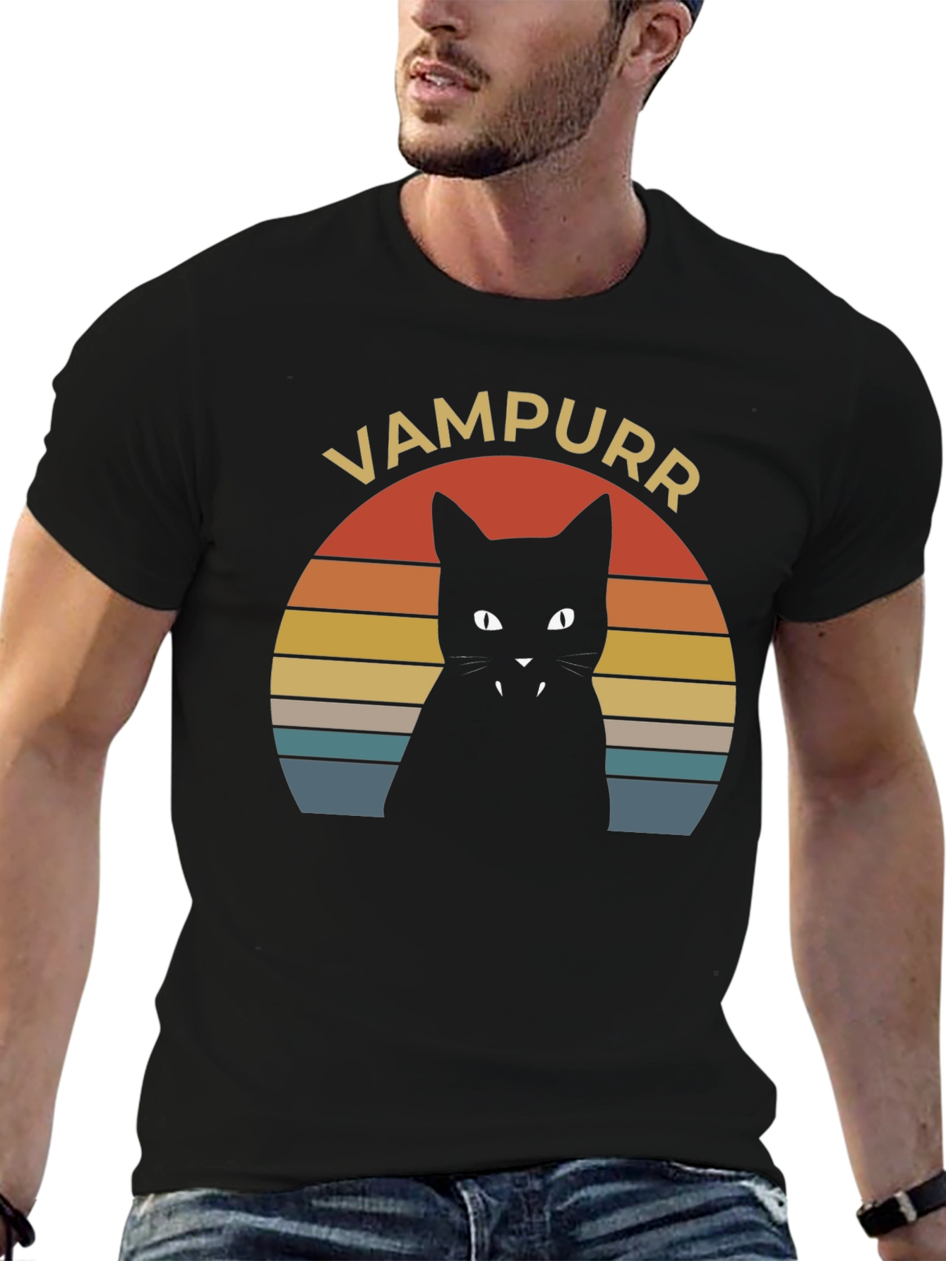 Vampurr Black Cat T-Shirt
