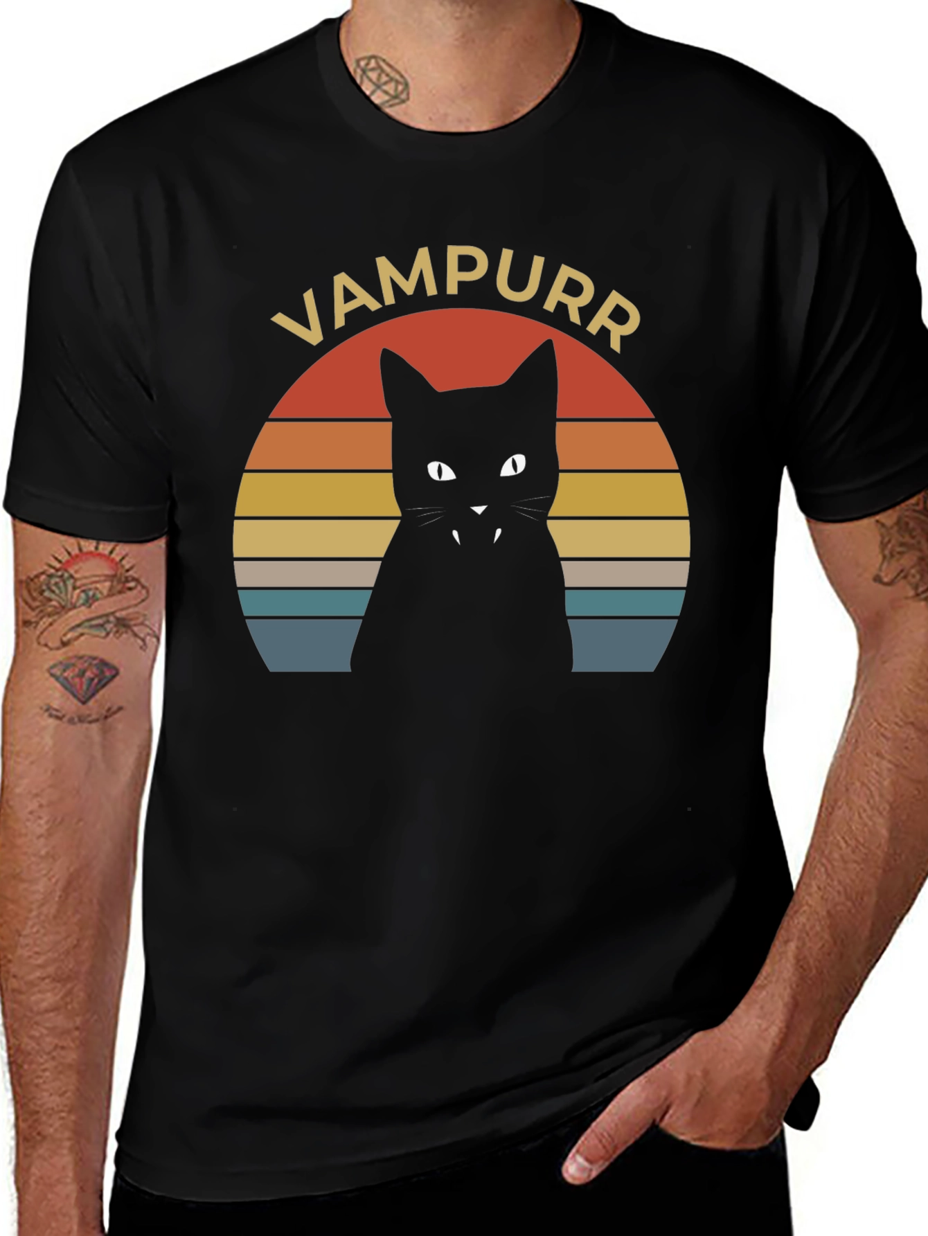 Vampurr Black Cat T-Shirt