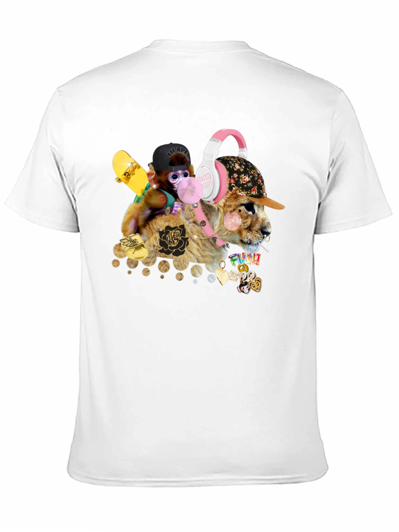 Funny Zoo Black T-Shirt