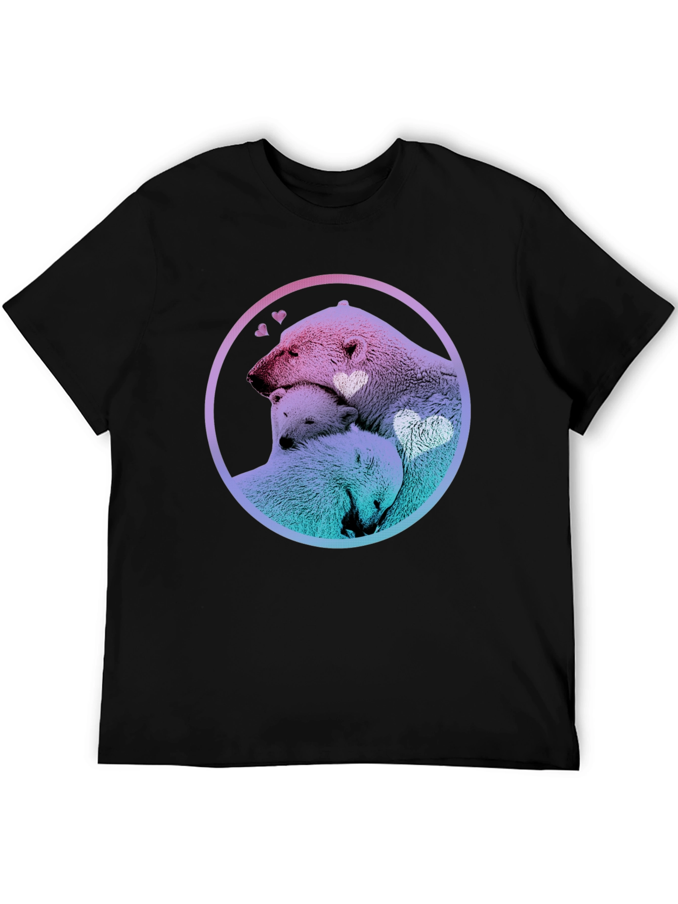 Polar Bear Family Tee - A Heartwarming Design